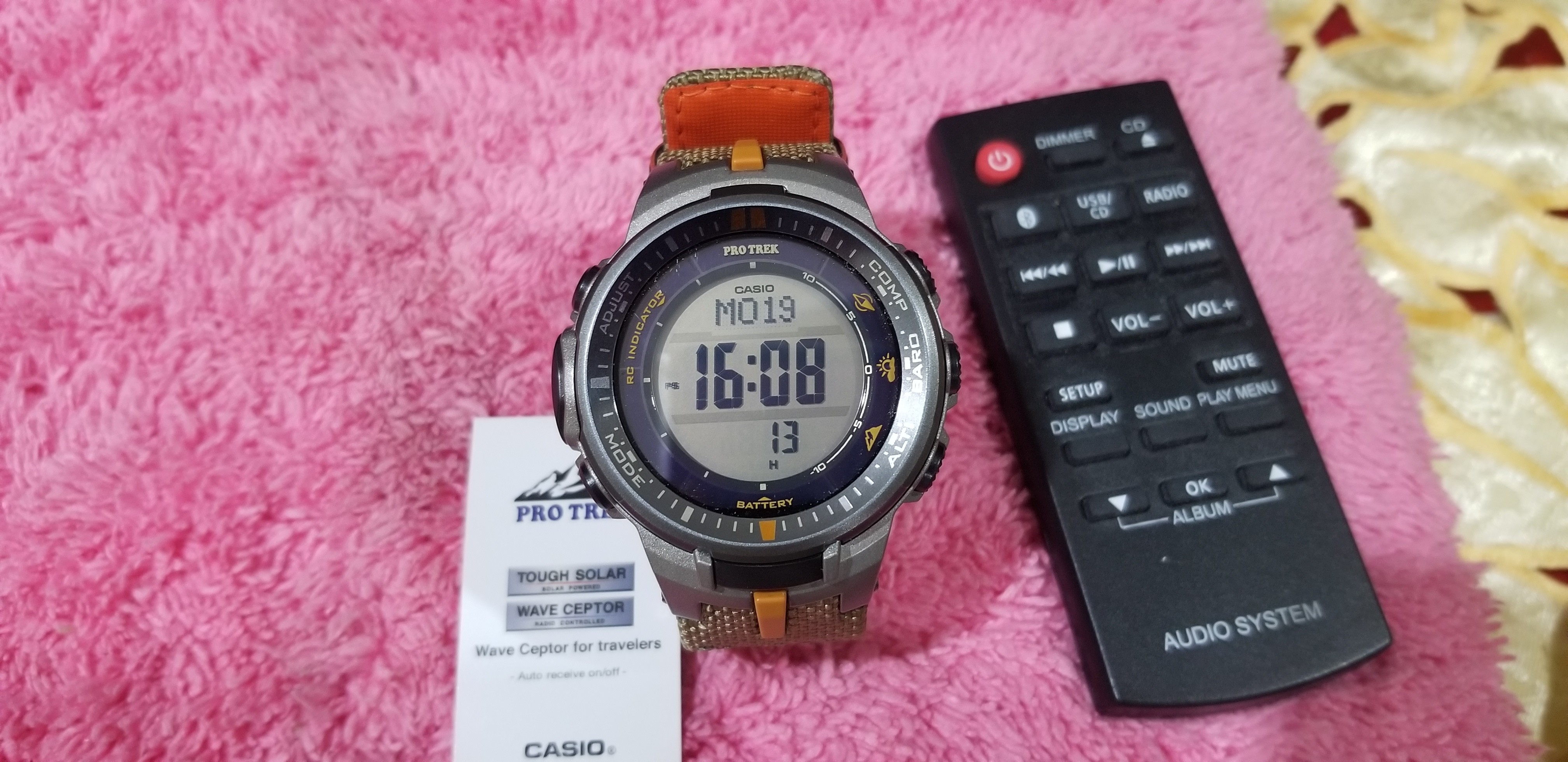 Casio Protrek PRW-3000B Triple Sensor Tough Solar Digital Men