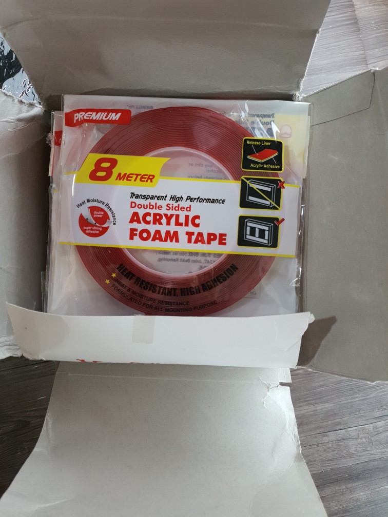 Heavy Duty Double Sided Tape / Acrylic Tape Foam Adhesive Tape