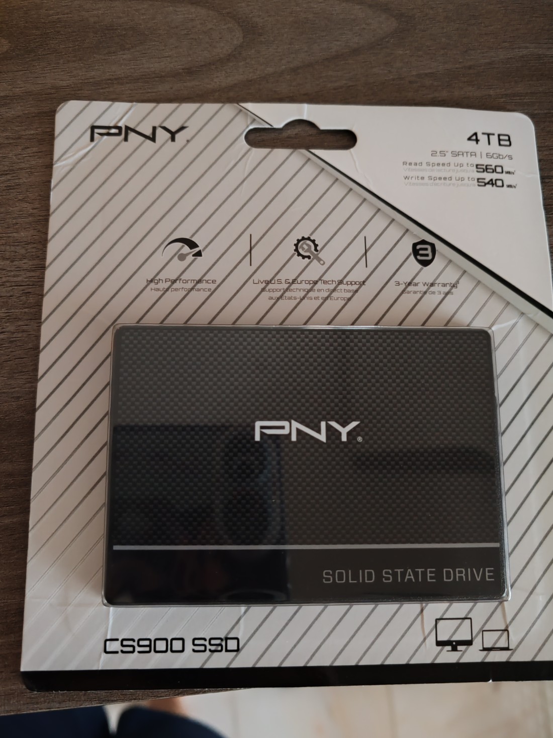 PNY CS900 Series 2.5'' SATA III 480Go