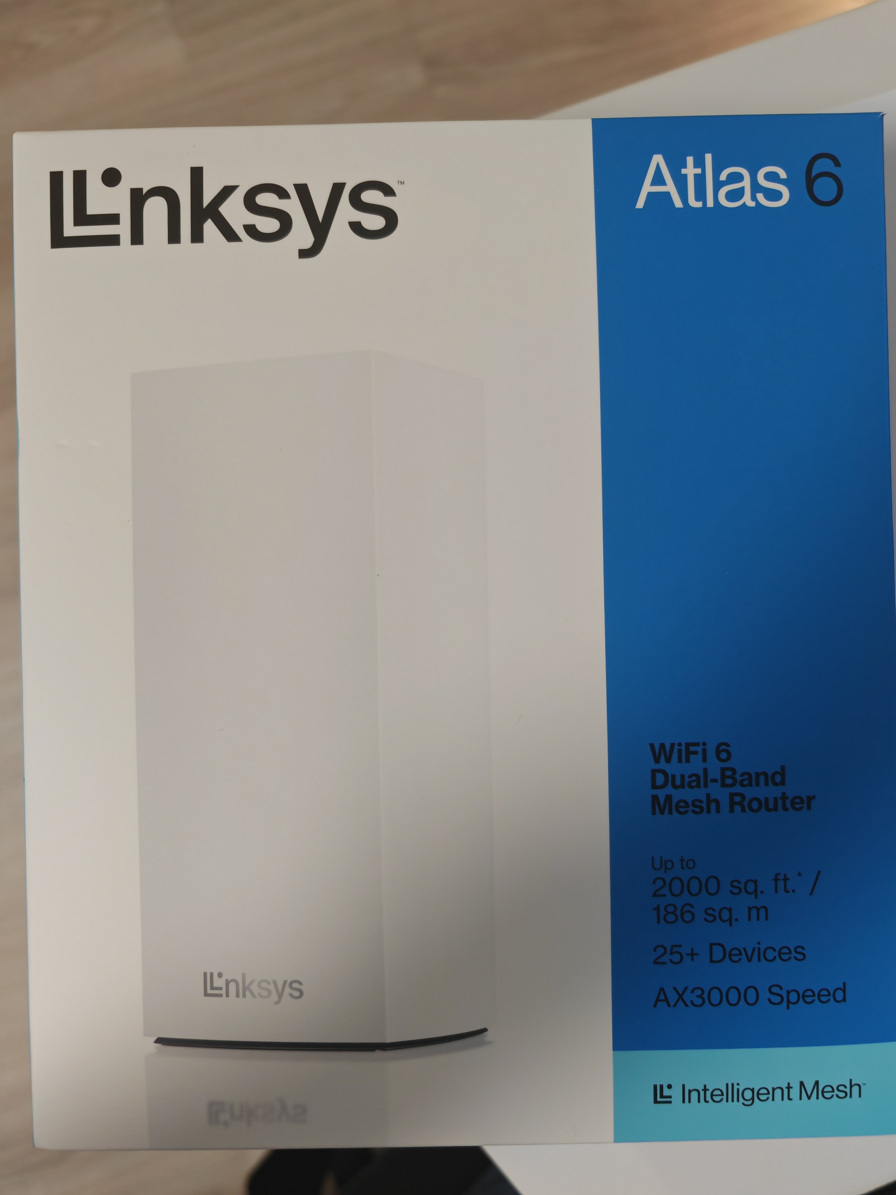 Linksys Atlas 6 AX3000 Dual-Band Mesh WiFi 6 Linksys MX2001 System