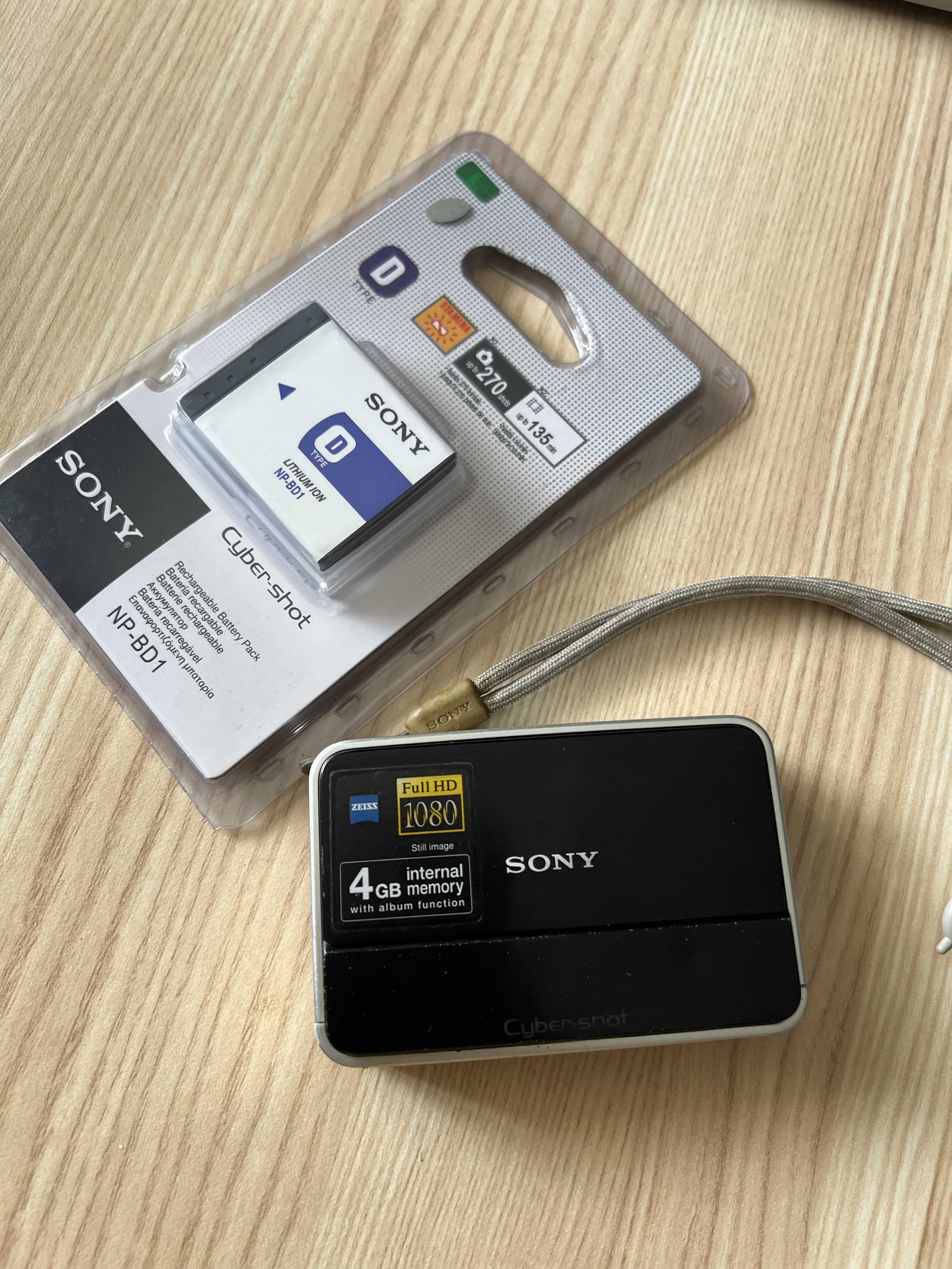 2x Ersatzakku Für Sony NP-BD1 NP-FD1 + Ladegerät – 1200mAh, Für Cyber-Shot, DSC-T Serie