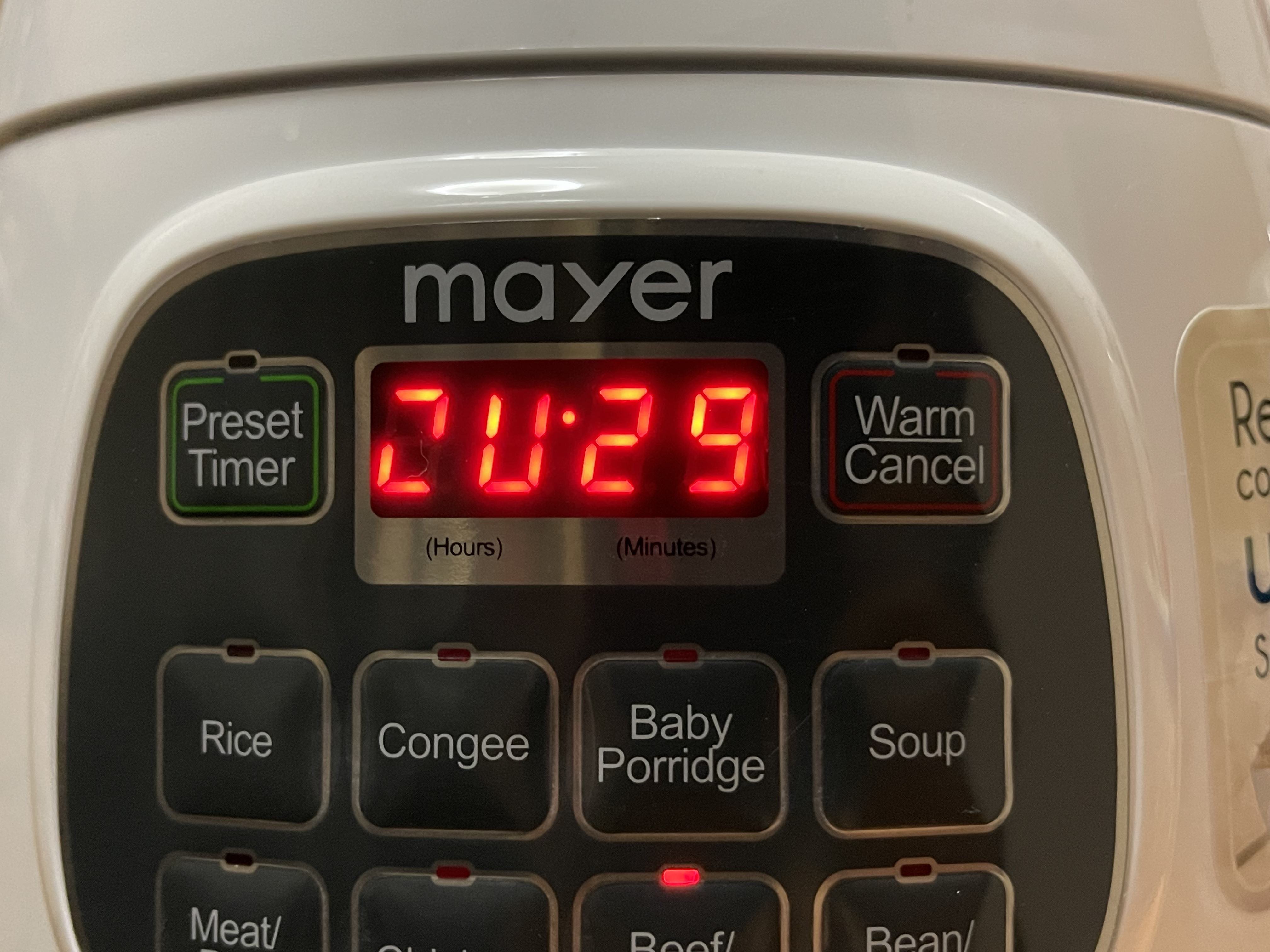 mayer pressure cooker mmpc1650 manual