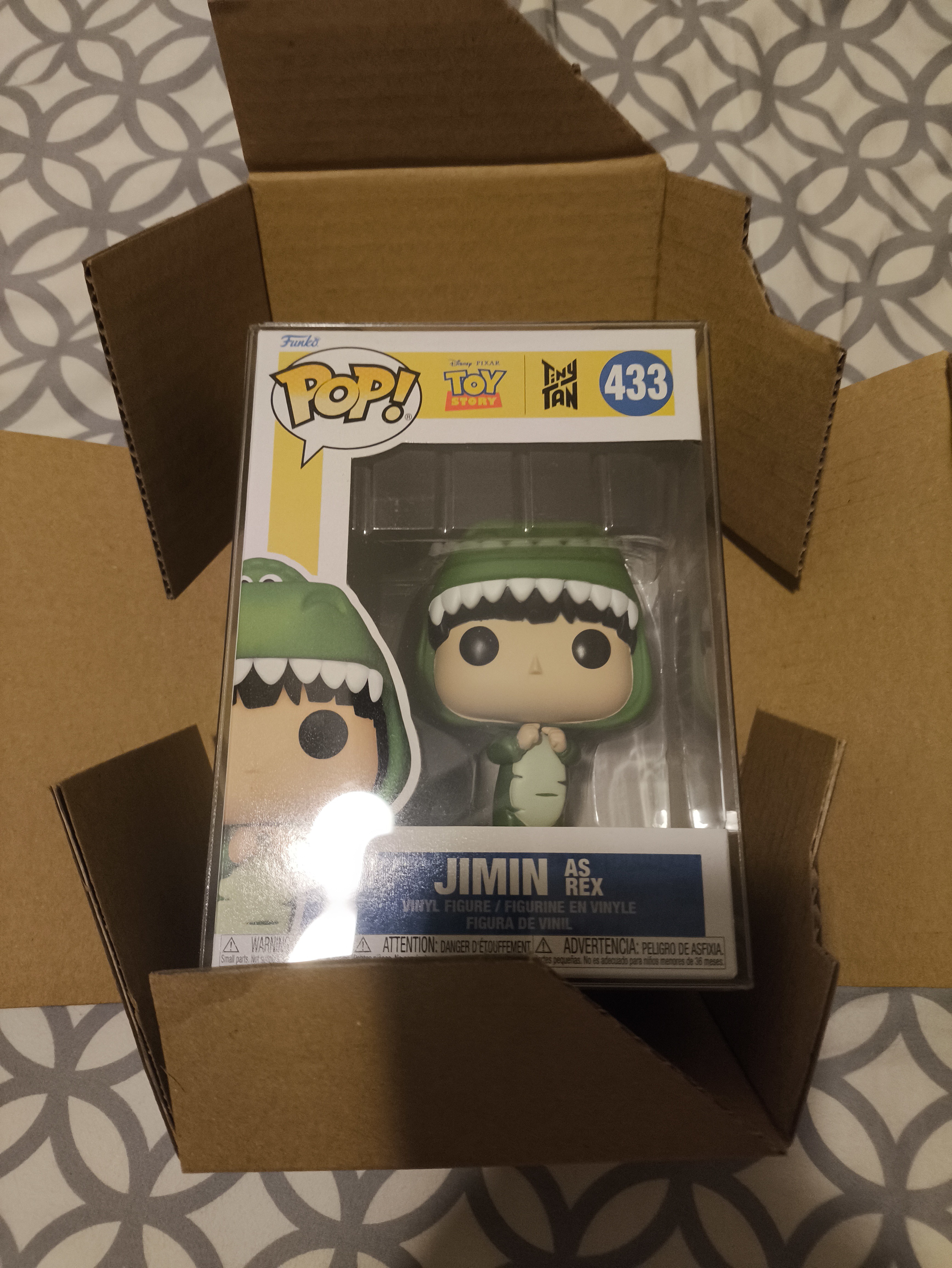 Funko Pop! Rocks: Toy Story x Tiny Tan - Jimin as Rex : BTS Funko Pop! Rocks: Toy Story x Tiny Tan - Jimin as Rex : BTS