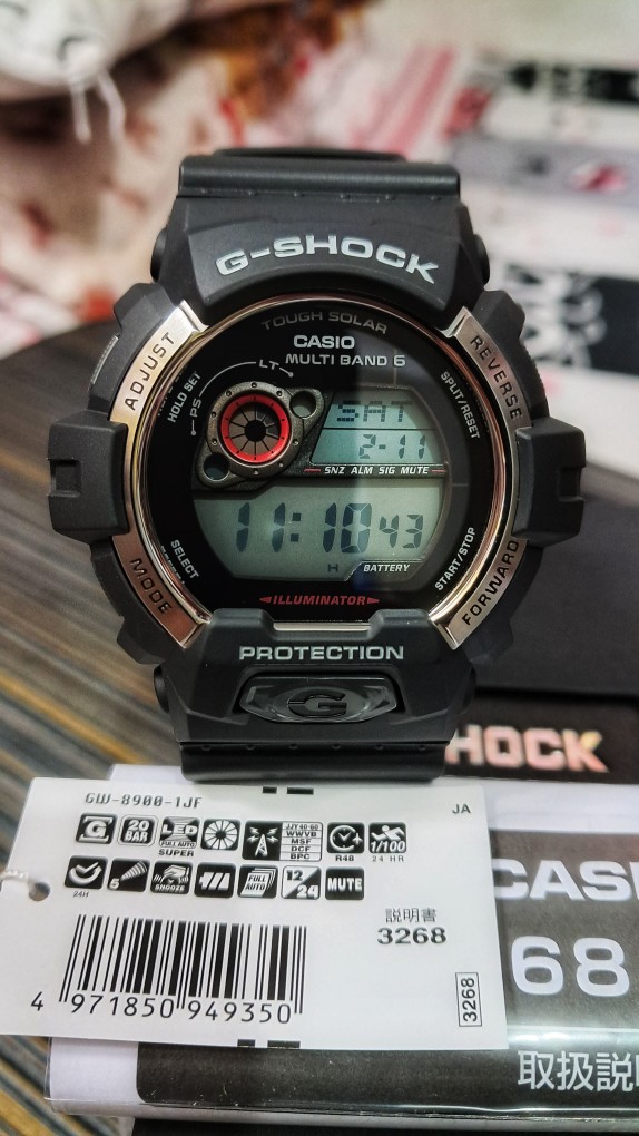 Jam Tangan Gw 8900 G Shock CASIO Watch G-SHOCK G Shock Wave Solar