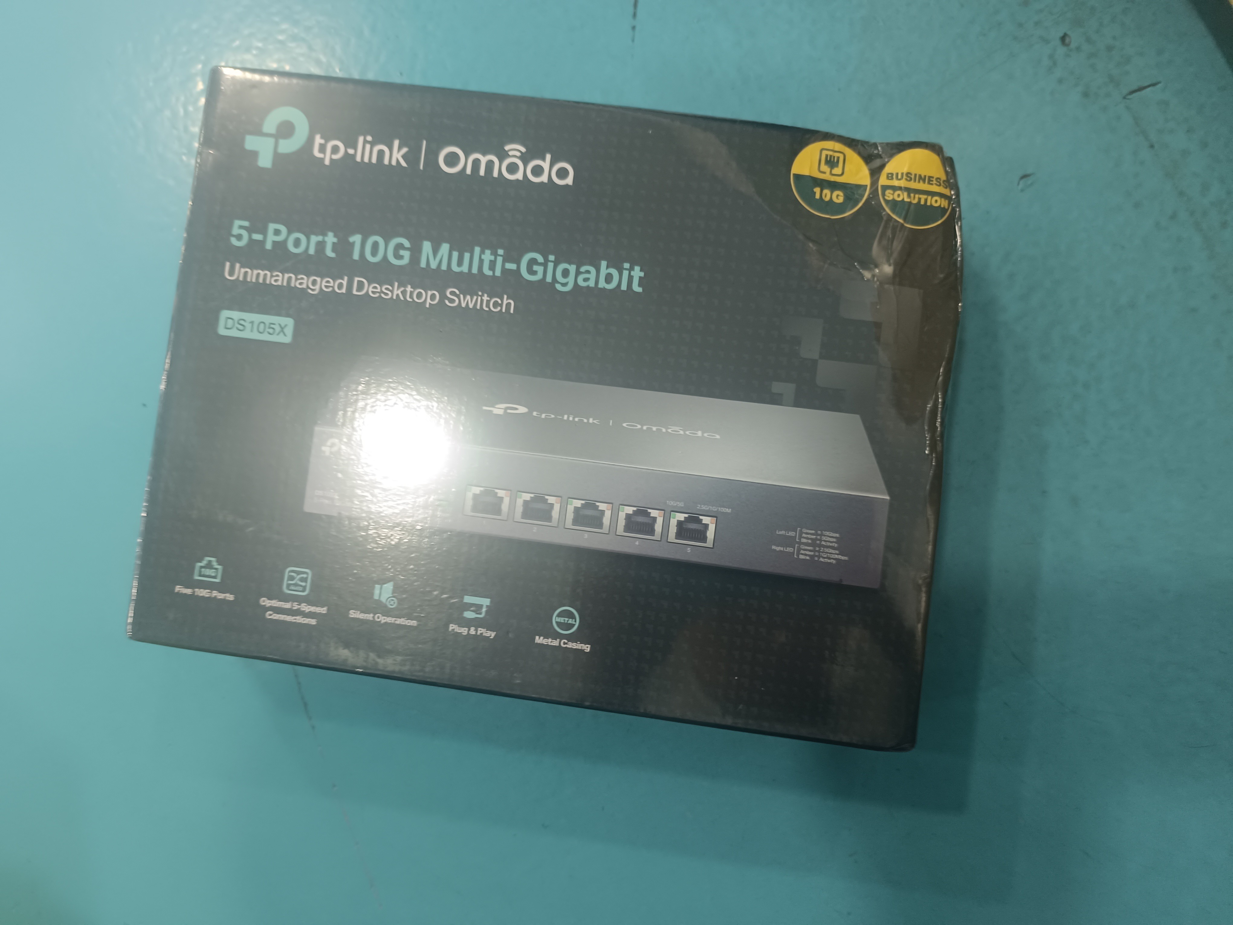 TP-LINK DS105X Omada 5-port 10Gbps Desktop Switch ( Mulit-Gigi 10G
