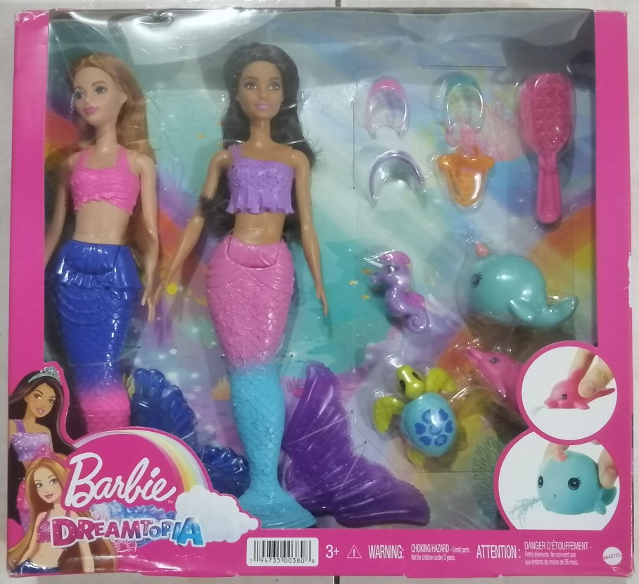 Barbie Dreamtopia Mermaid Ocean Adventure Mermaid Playset with 2