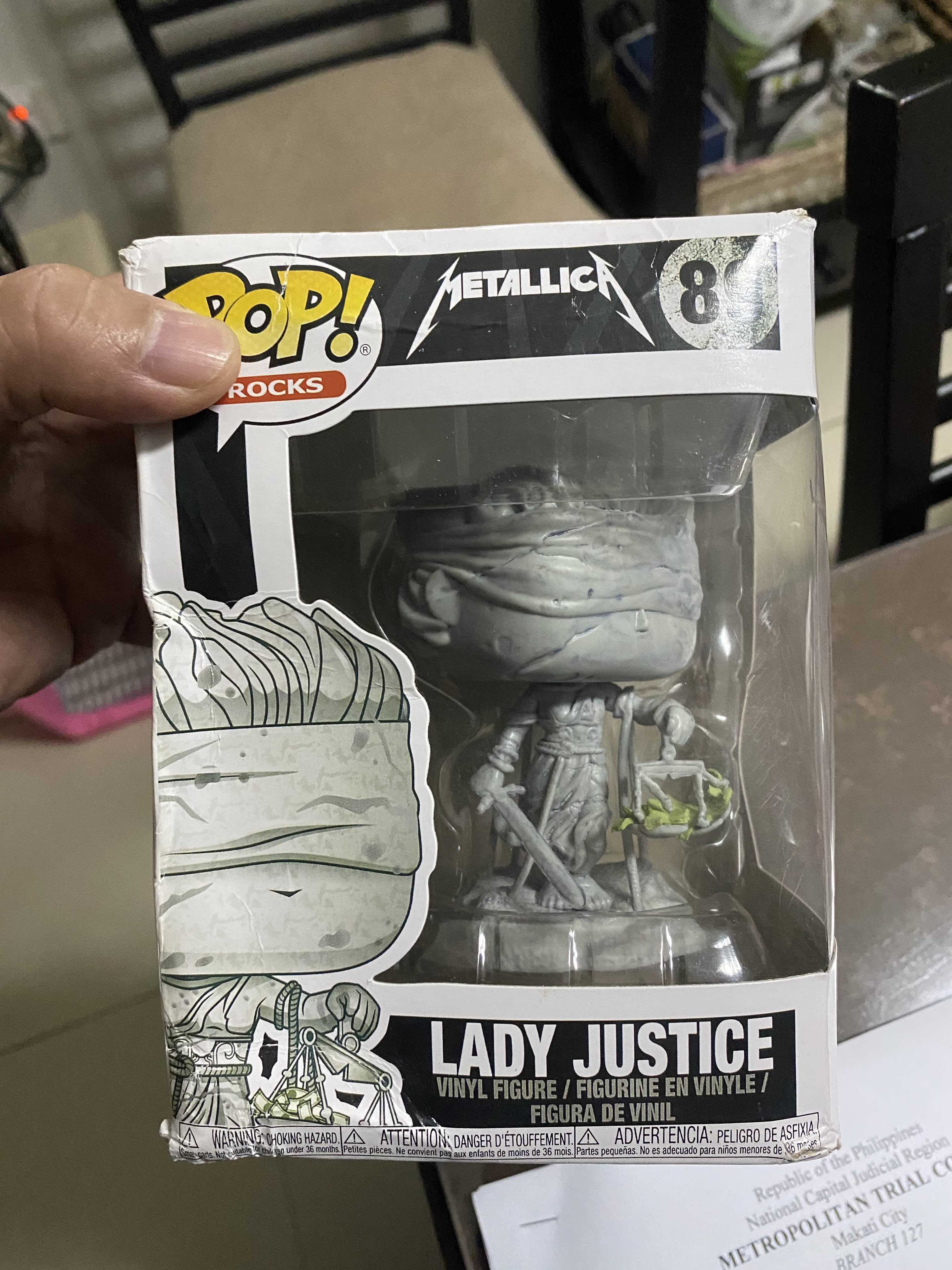 Funko Pop! Rocks Metallica Lady Justice Figure #89