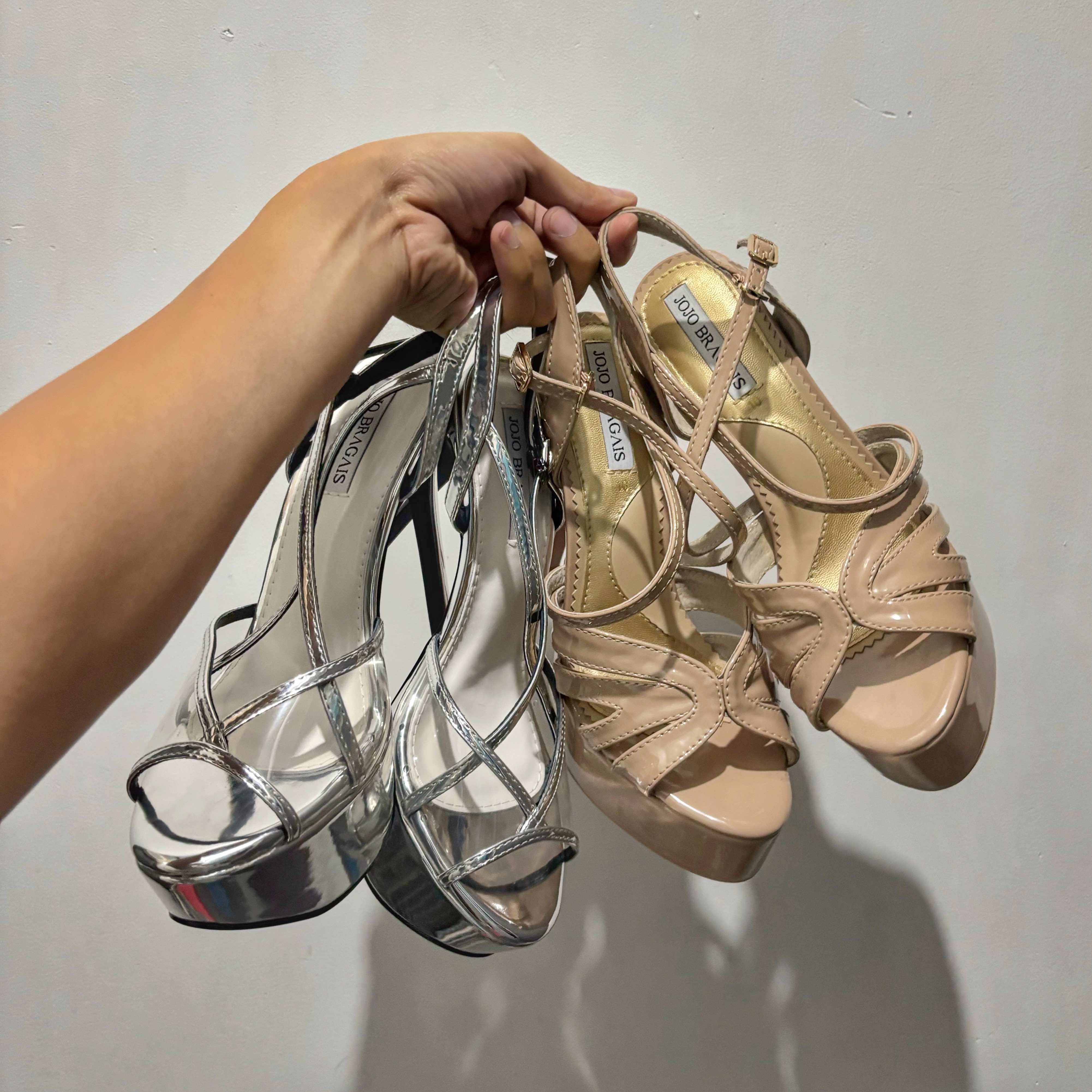 Jojo Bragais Megan Nude-Glossy 5-Inch High Heels | Pageant Jojo Bragais Megan Nude-Glossy 5-Inch High Heels | Pageant