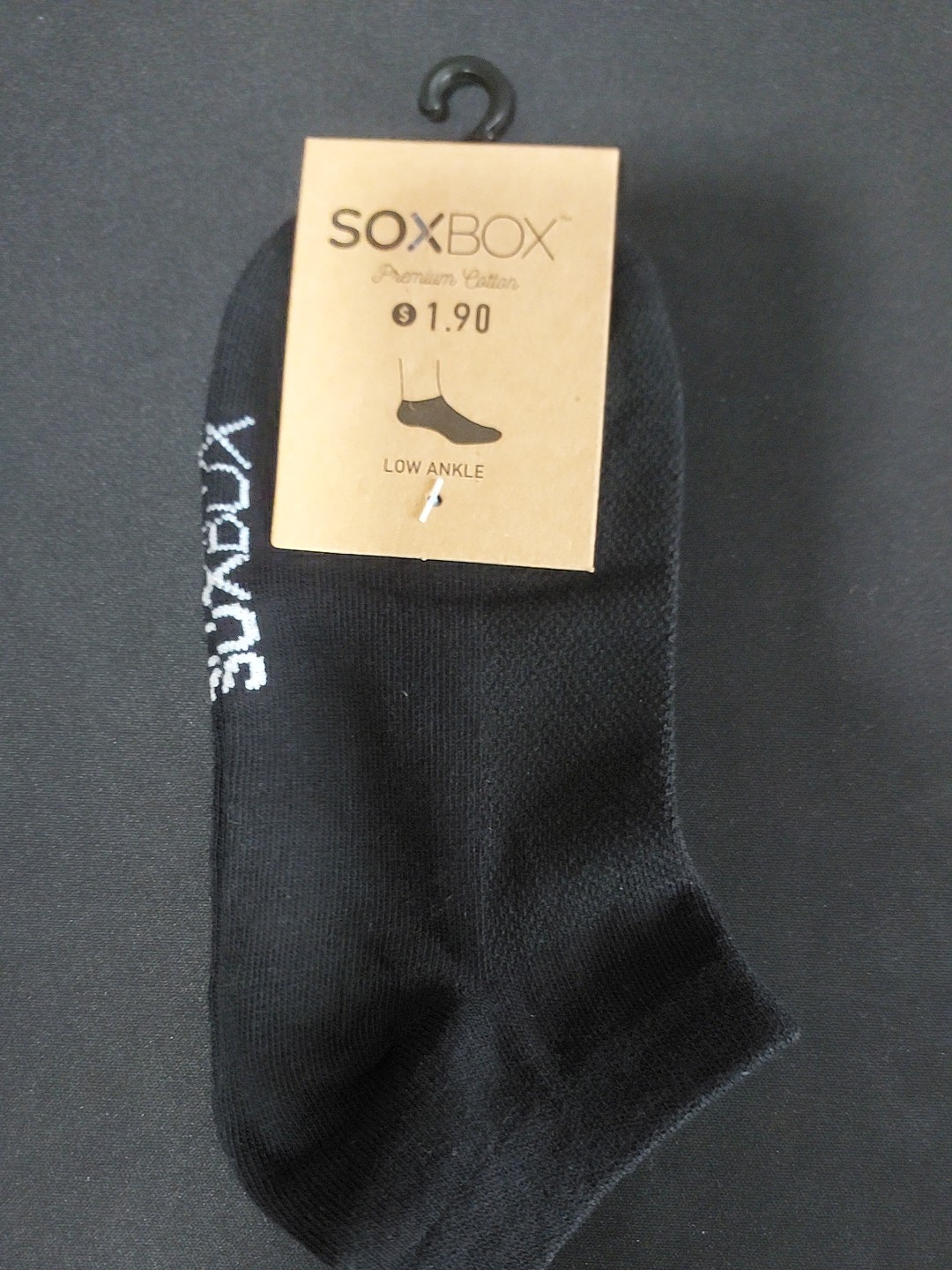 SG Seller - 5 Pairs] SoxBox Low Ankle Unisex Cotton Comfortable