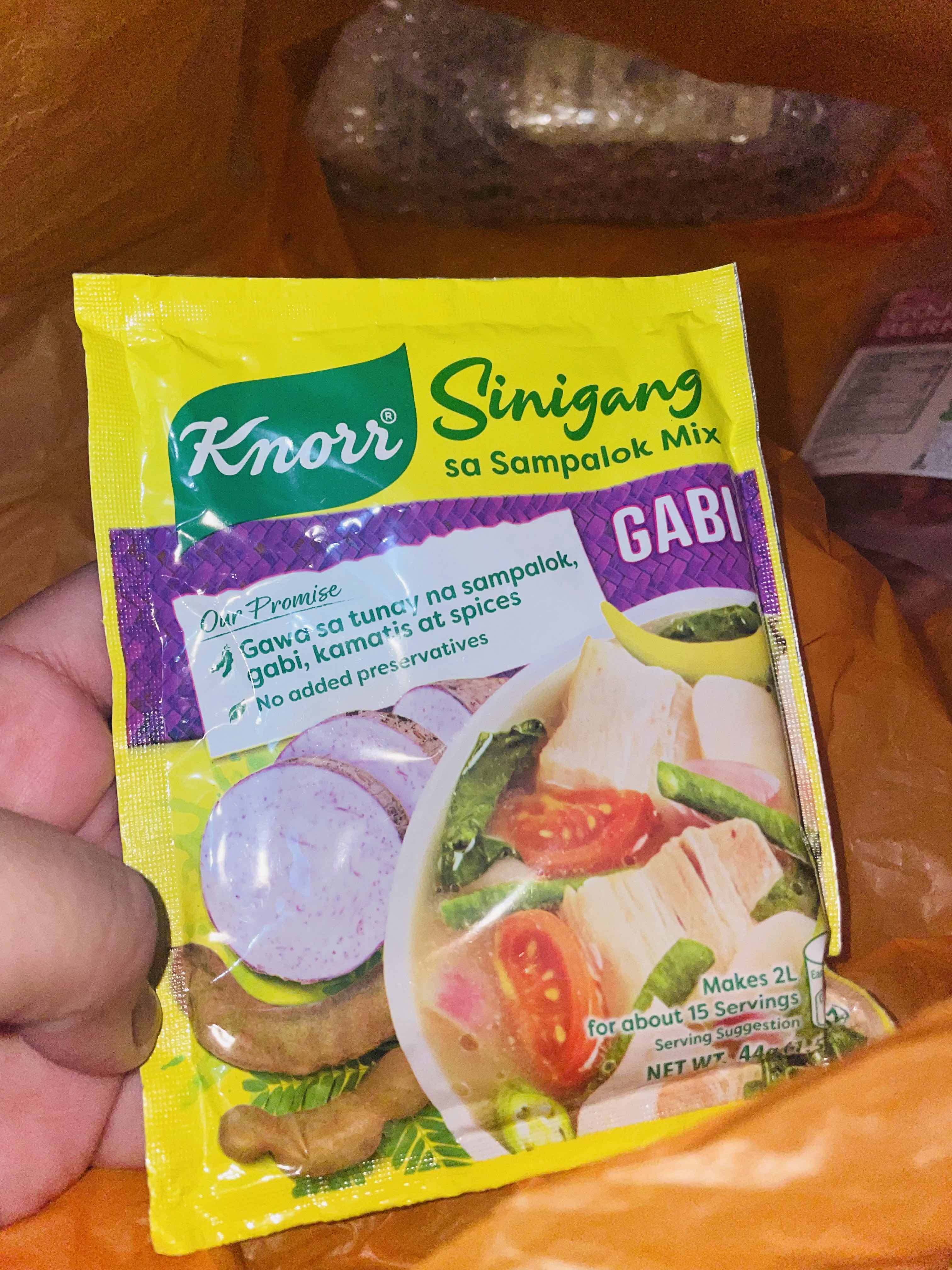 Knorr Sinigang sa Sampalok Mix - Gabi (44g) | Lazada Philippines