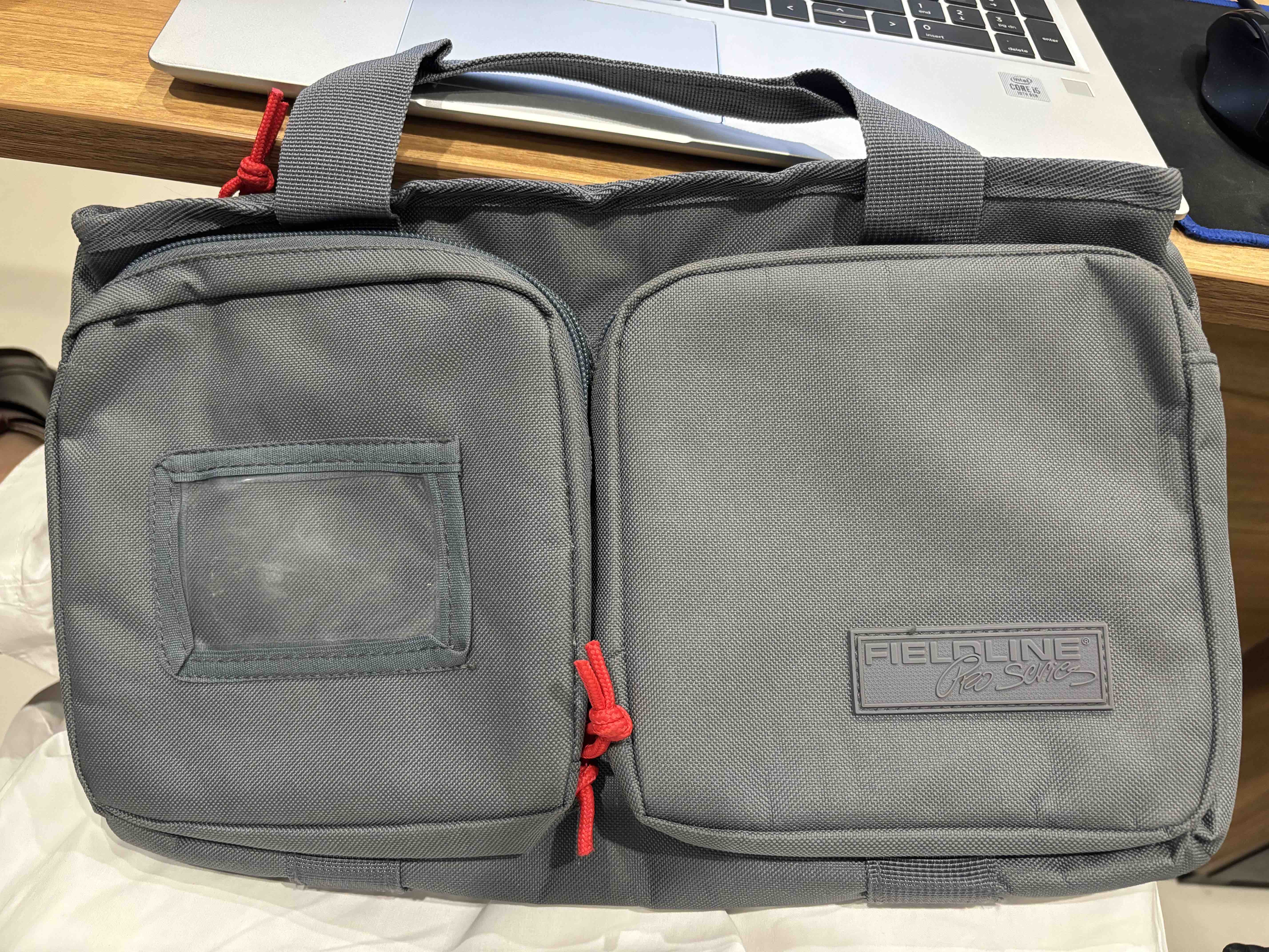 Fieldline Pro Series 10 Ltr Shooters Bag Pistol Case Range Bag Gray Polyester Daraz.pk