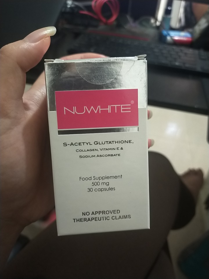 NUWHITE S-Acetyl Glutathione 500mg 30s