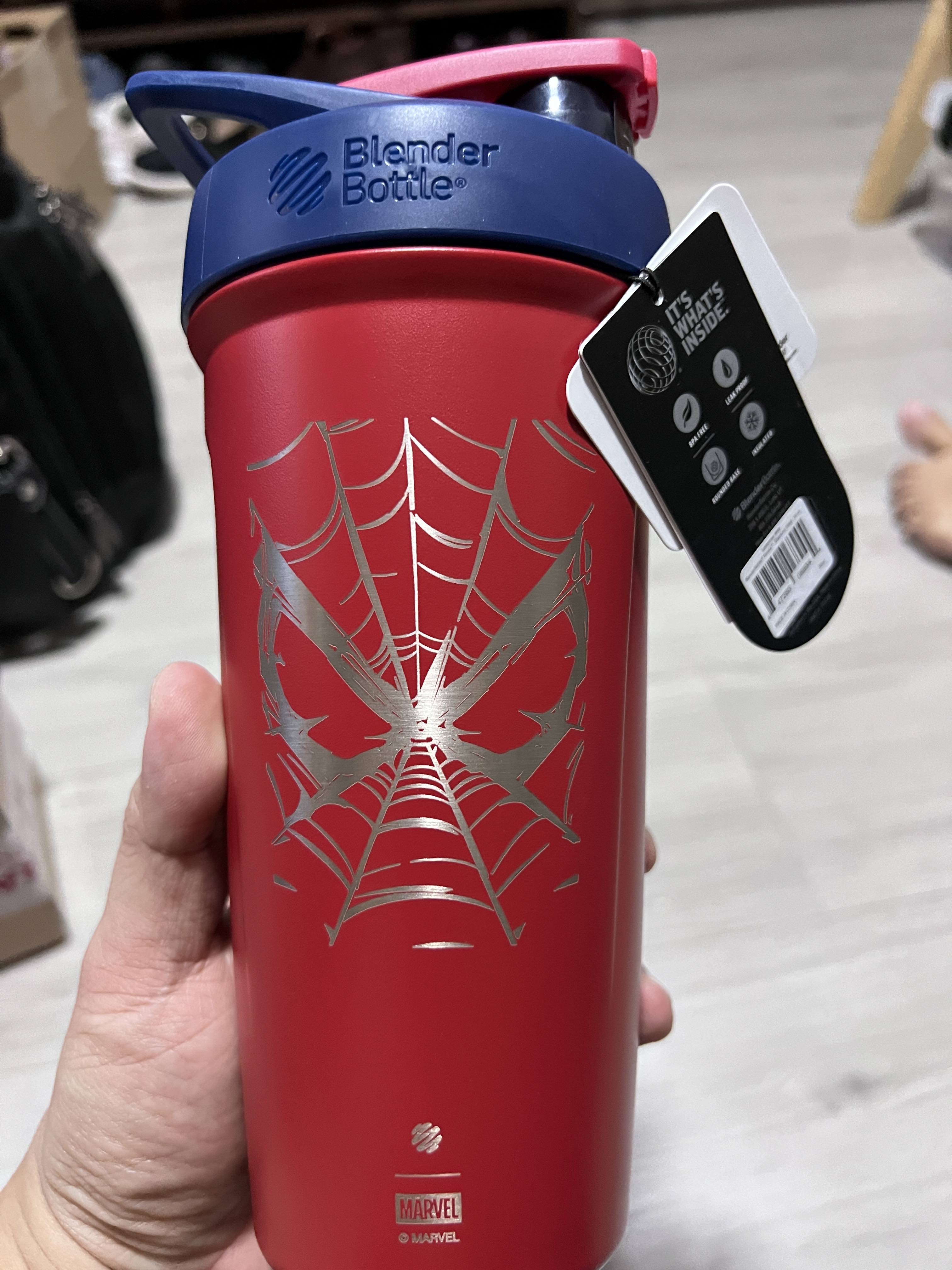 Blender Bottle Marvel Avengers Strada 24 oz Insulated Stainless Steel Shaker  Cup