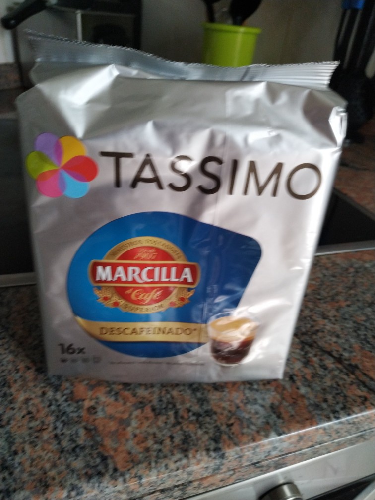 CAPSULA CAFE TASSIMO MARCILLA EXPRESO DESCAFEINADO