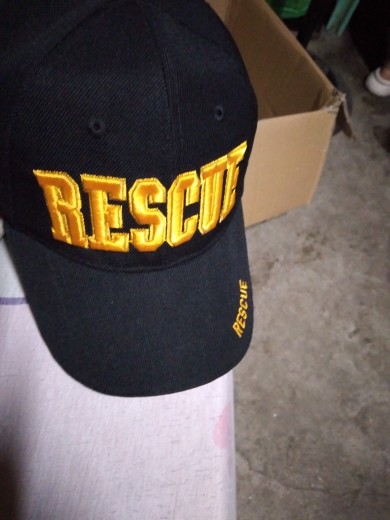 RESCUE Adjustable Baseball Cap Hats Fire Fighter Police Rescue Hat