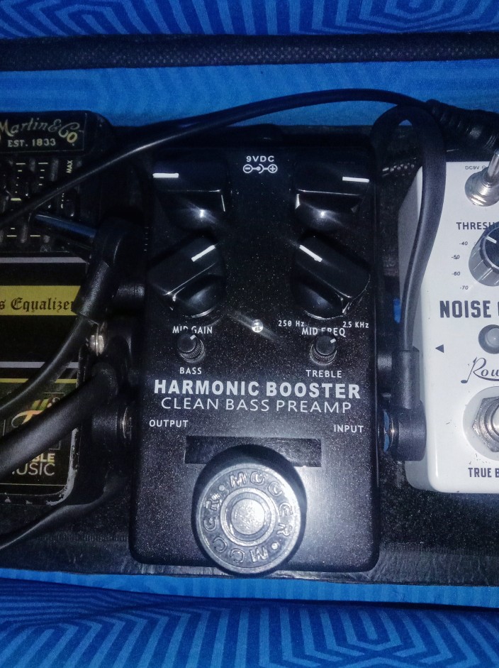 Demonfx NEW Harmonic Booster Clean Boost Preamp Bass Effect