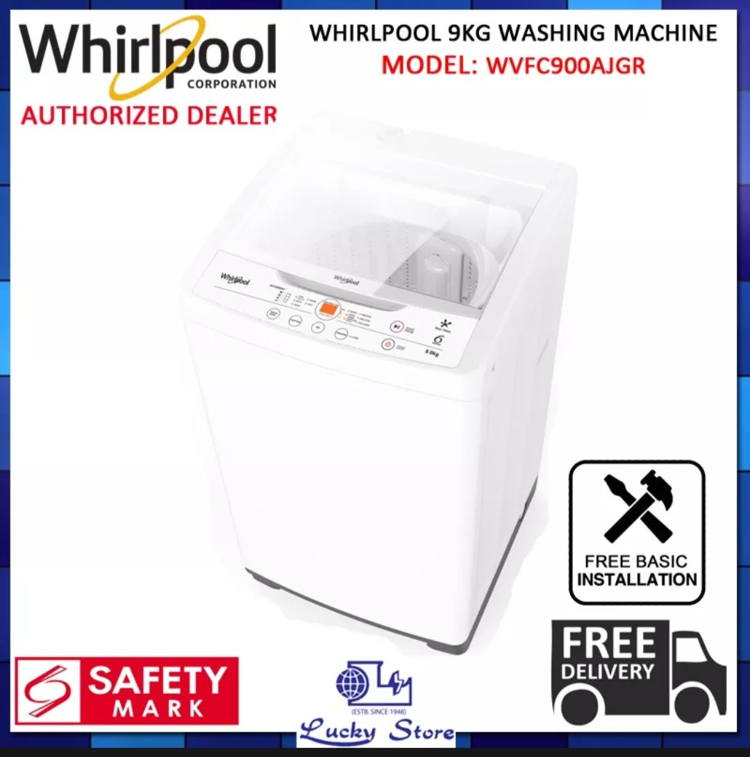 whirlpool 9kg semi automatic washing machine