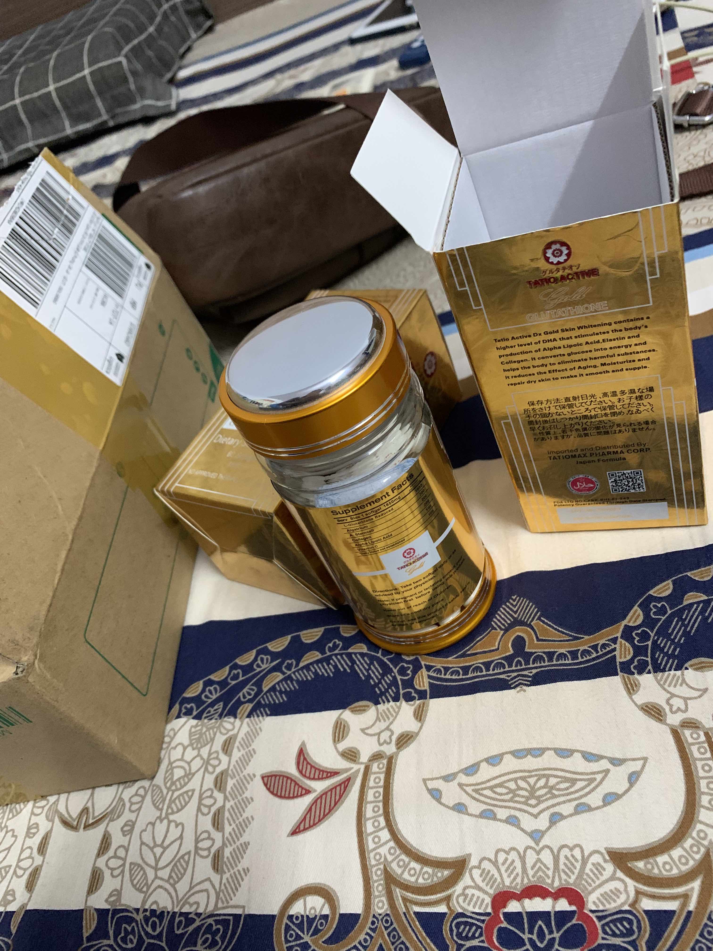 what is gsh glutathione HCM][Nhật Bản] Viên Uống Trắng Da Tatio Active Gold Glutathione 1850mg