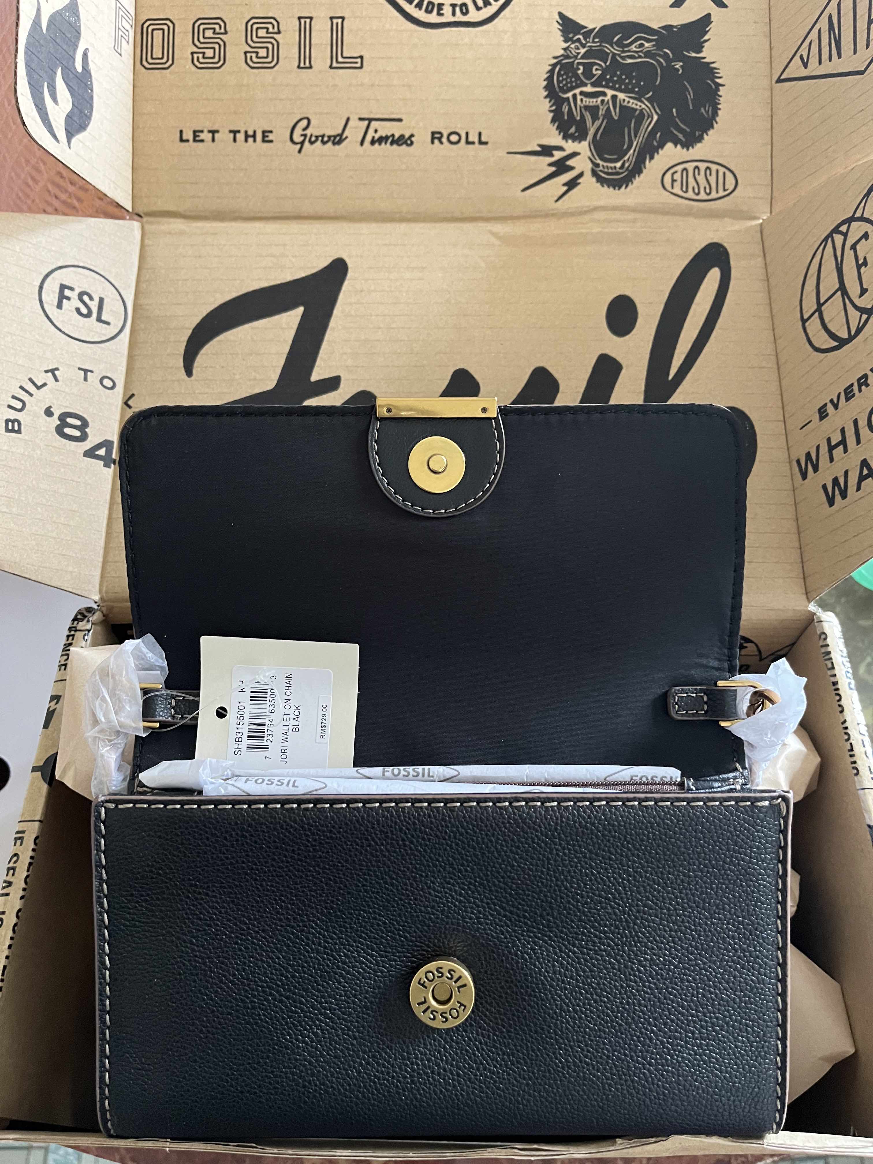 Fossil Jori Black Crossbody Bag SHB3155001 | Lazada