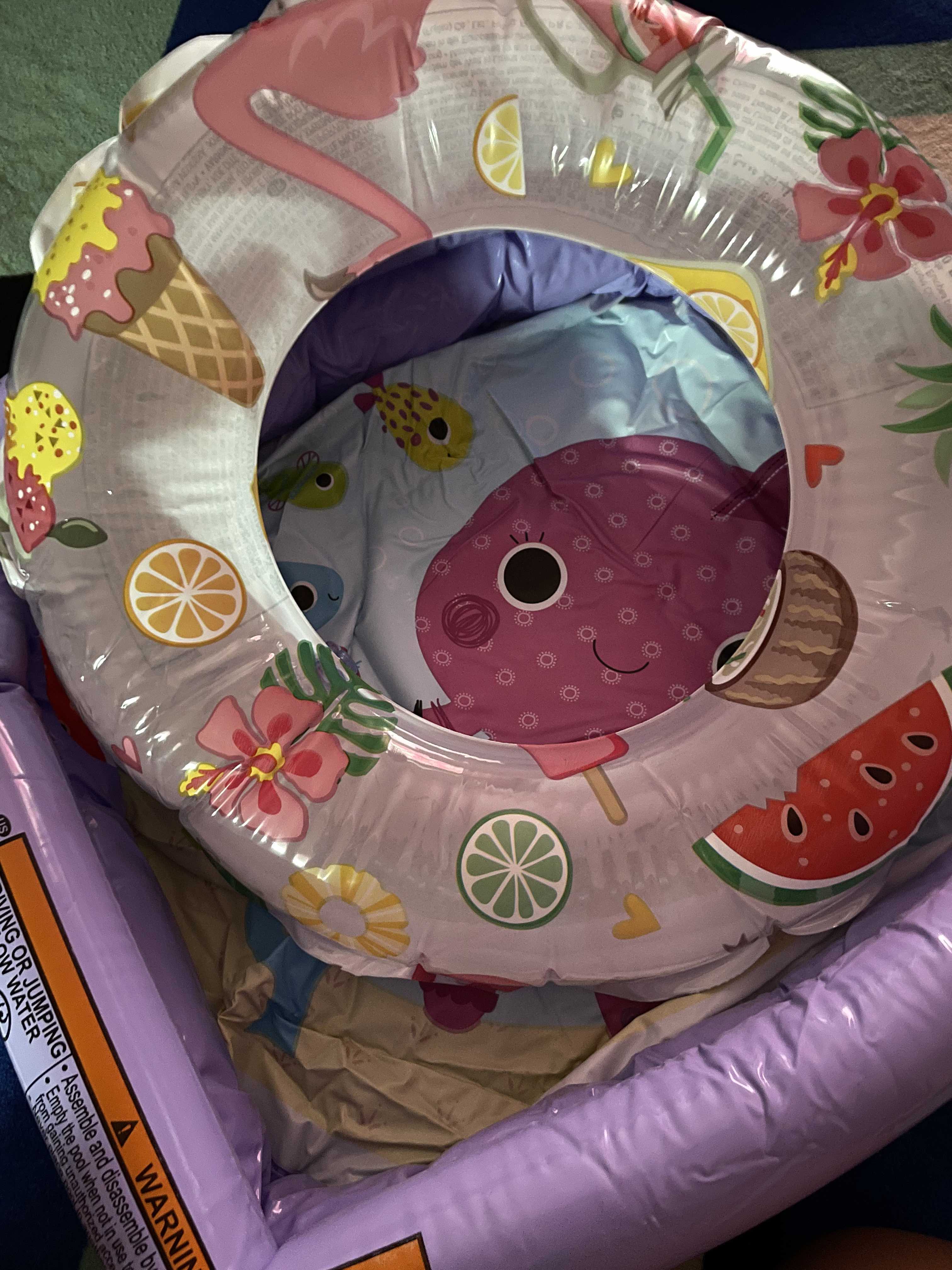 INTEX 59230 59241 Lively Print Swim Rings Inflatable Float