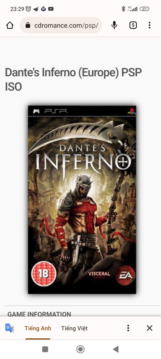 Dante's Inferno (Europe) PSP ISO - CDRomance