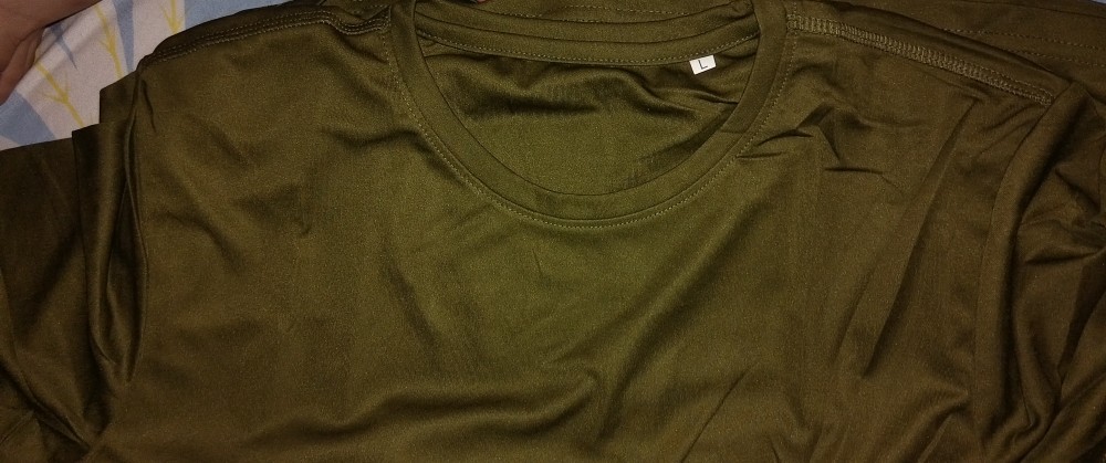 Active-Dry Fatigue/Army Green (XS to 2XL/Adult) Dry-Fit T-Shirt