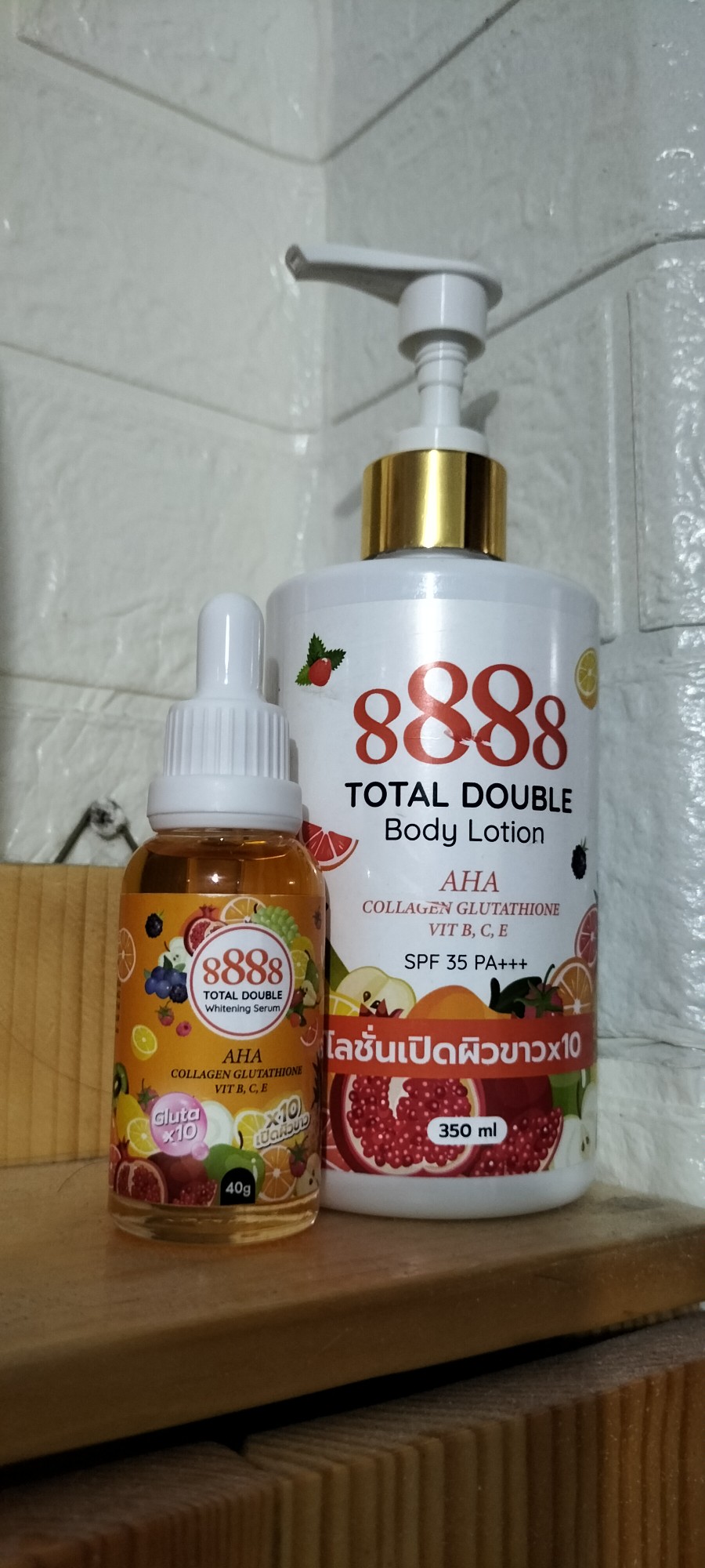 8888 Total Double WHITENING LOTION - ボディローション