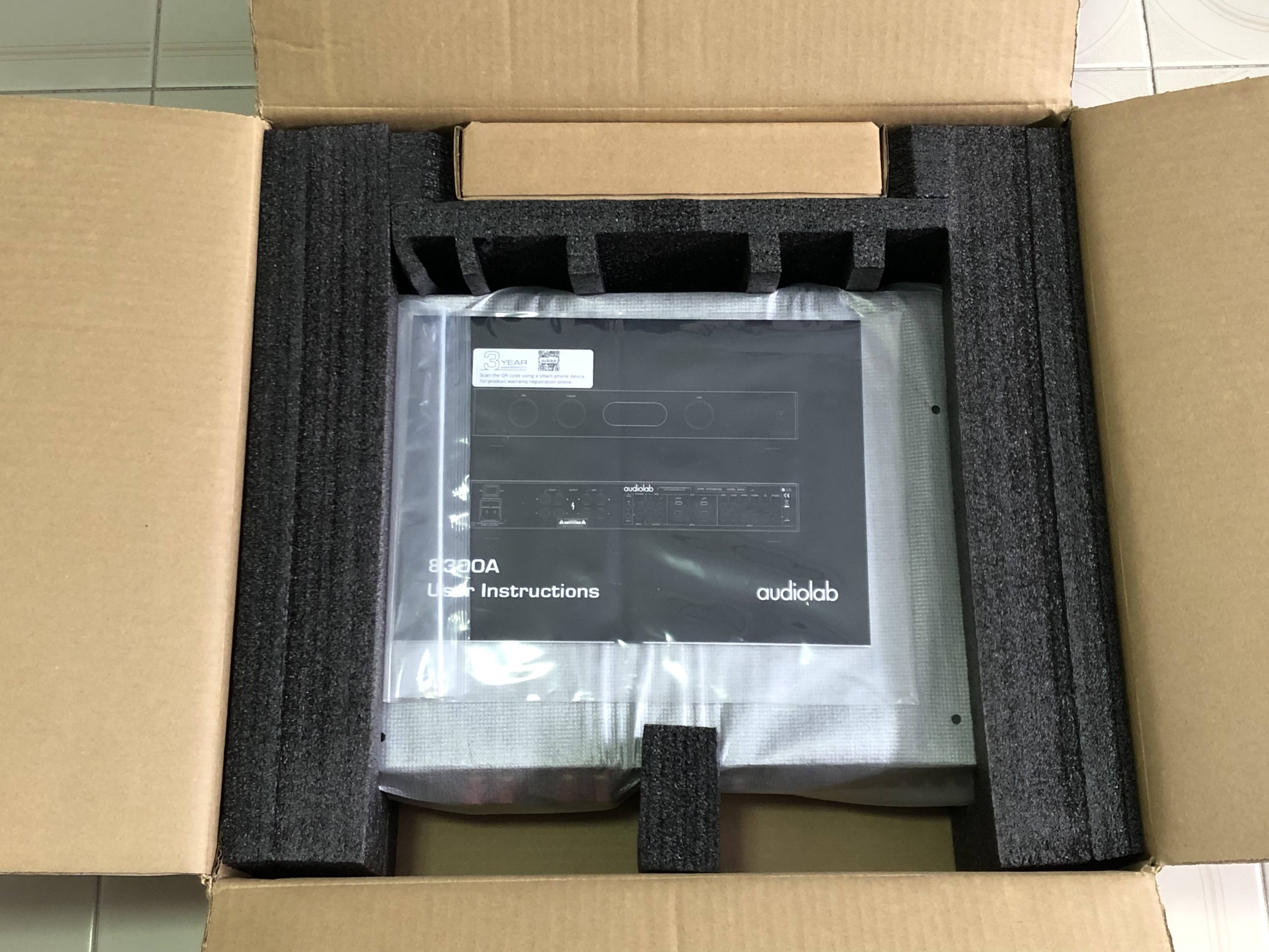 AUDIOLAB 8300A (BLACK) 3 YEARS WARRANTY INTEGRATED AMPLIFIER WITH