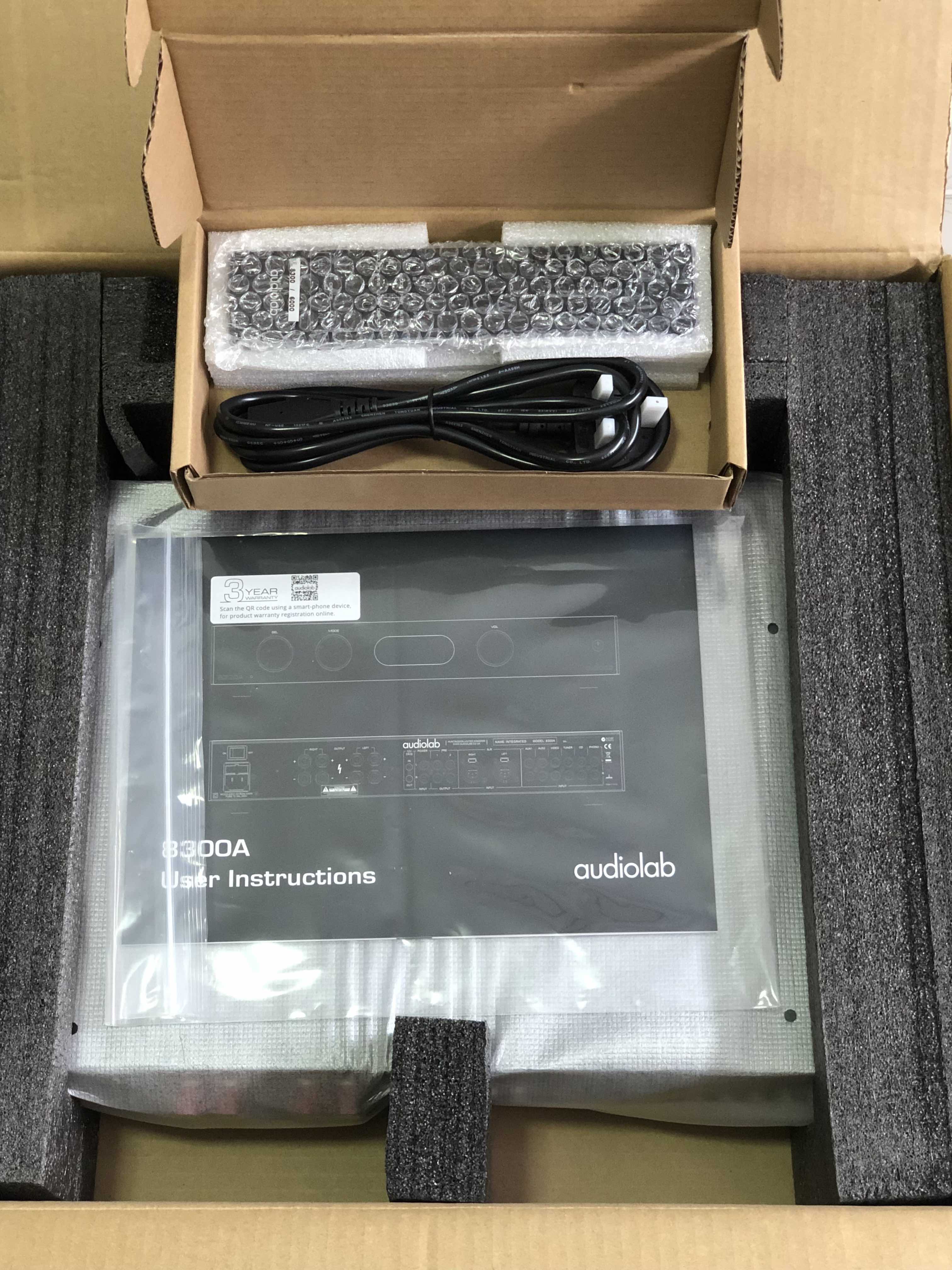 AUDIOLAB 8300A (BLACK) 3 YEARS WARRANTY INTEGRATED AMPLIFIER WITH