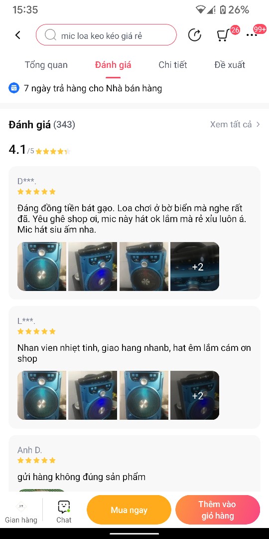 Ảnh đánh giá