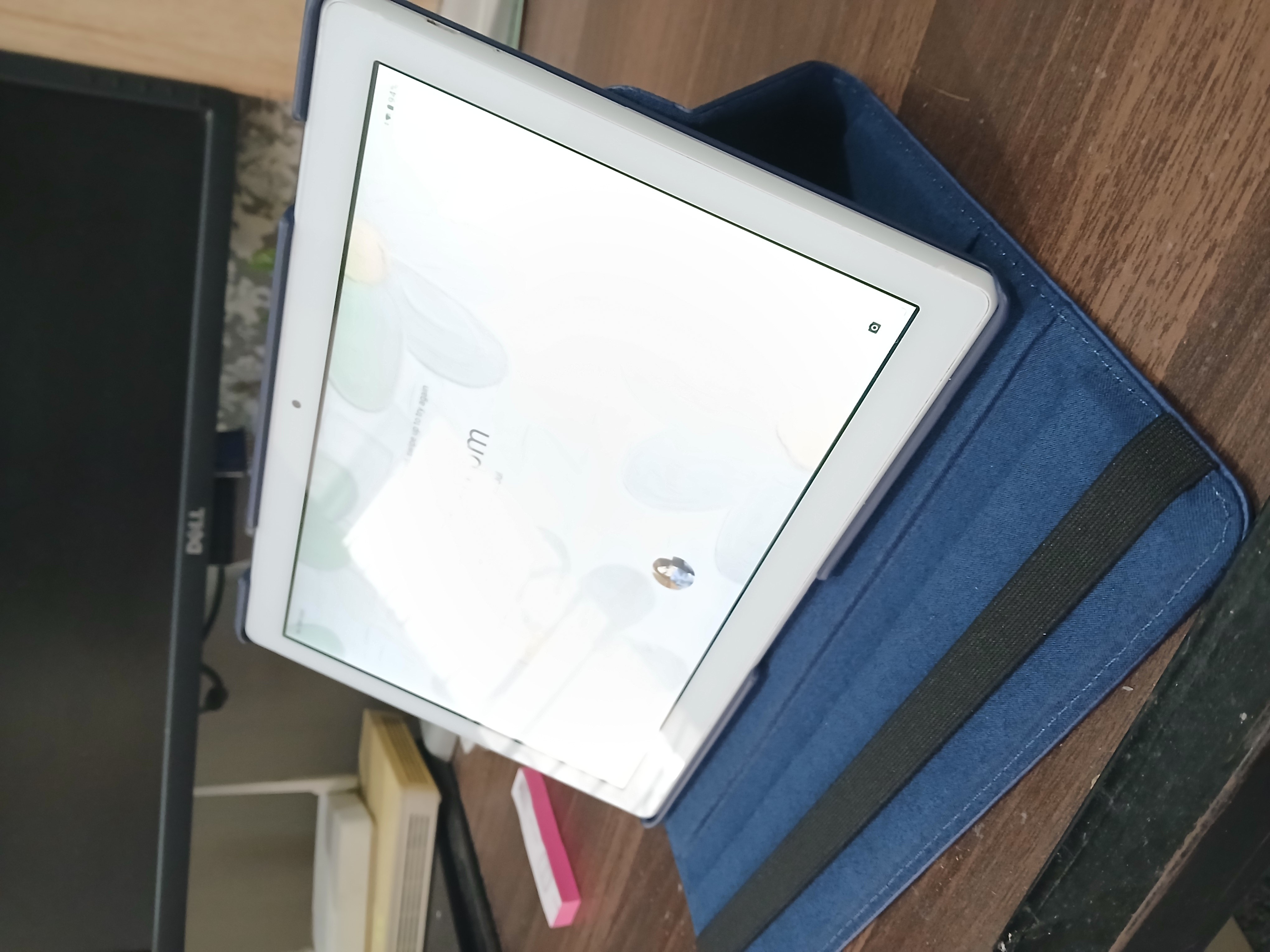 Case For Lenovo Tab M10 TB-X605F/ TB-X605L/ TB-X505F/ TB-X505L – Leather Stand Cover Case For Lenovo Tab M10 10.1-Inch Tablet (letter J On White Marble - View #8