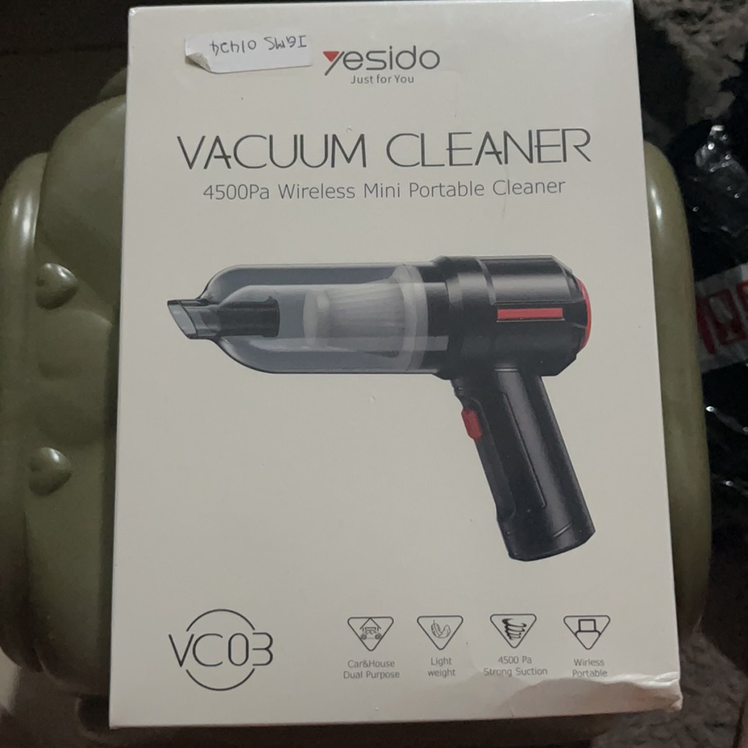 YESIDO VC03 4500PA Wireless Mini Vacuum Cleaner Five Techniques