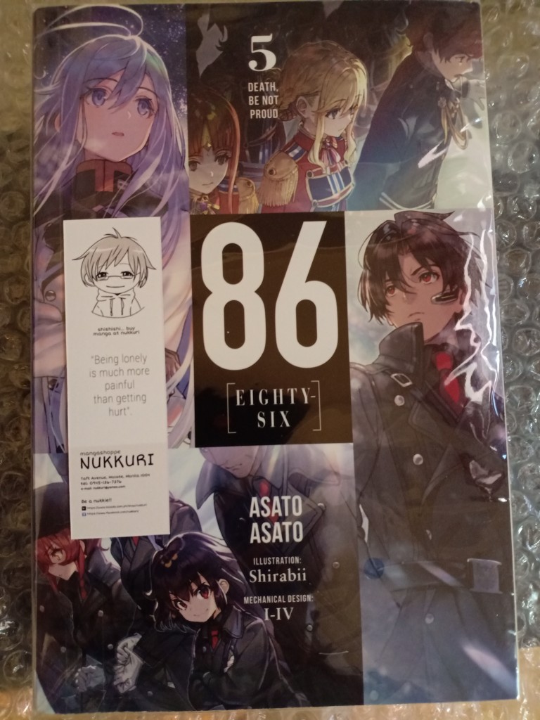 86--EIGHTY-SIX, Vol. 5 (light novel): Death, Be Not Proud by Asato Asato,  Shirabii, Paperback