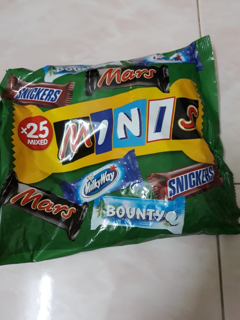 Snack Misti Mars Snickers Twix Bounty MilkyWay 1,4Kg Minis Mixed