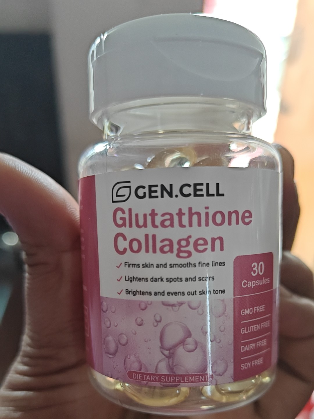 30 or 60 capsules of GEN.CELL Glutathione Collagen for Youthful skin, nail  and hair | Daraz.com.bd