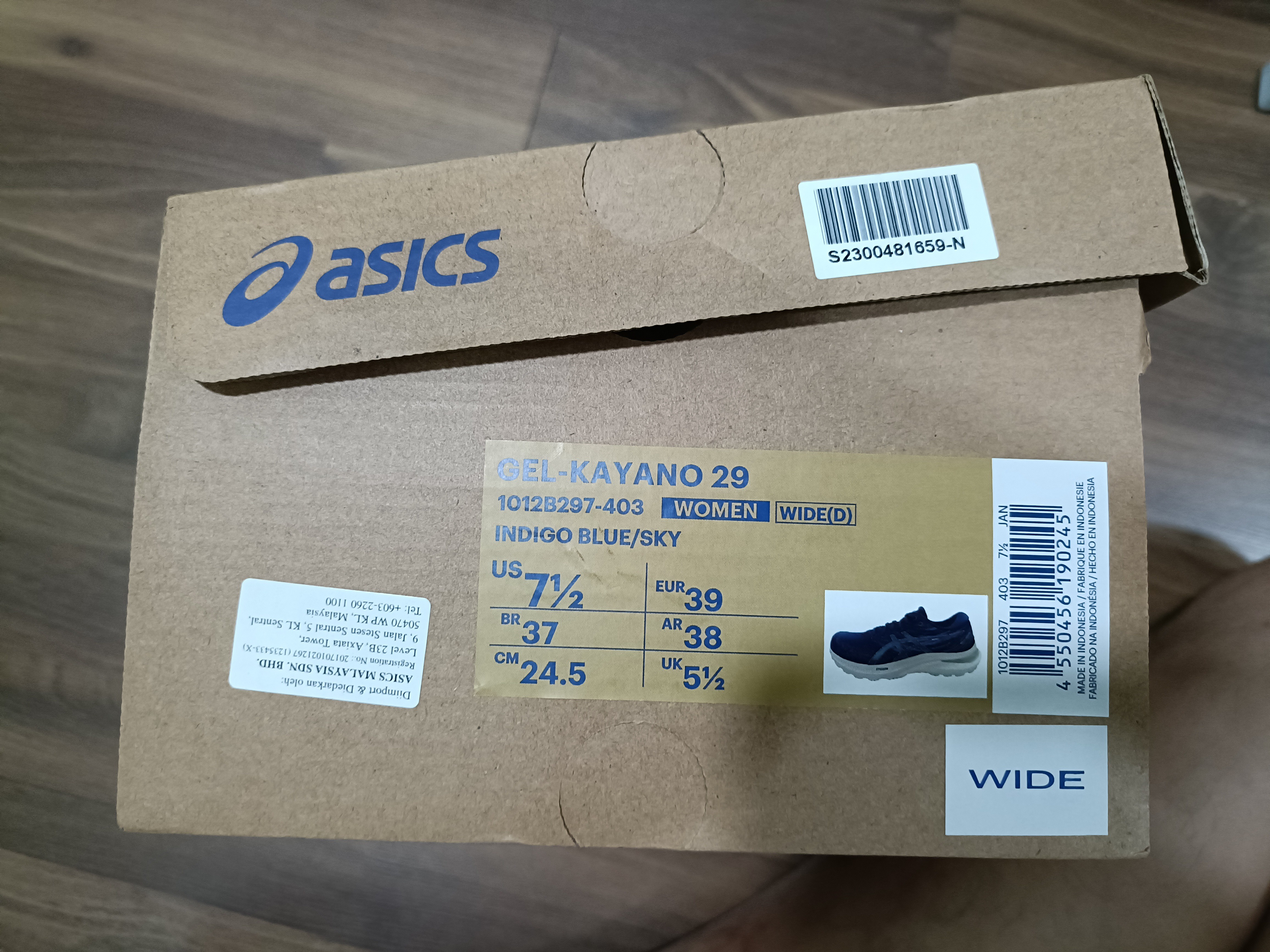 Asics nu hot sale sentral