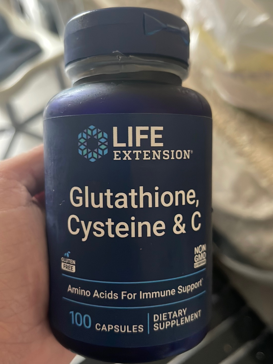 life extension glutathione cysteine & c Glutathione Cysteine C 100 Capsules