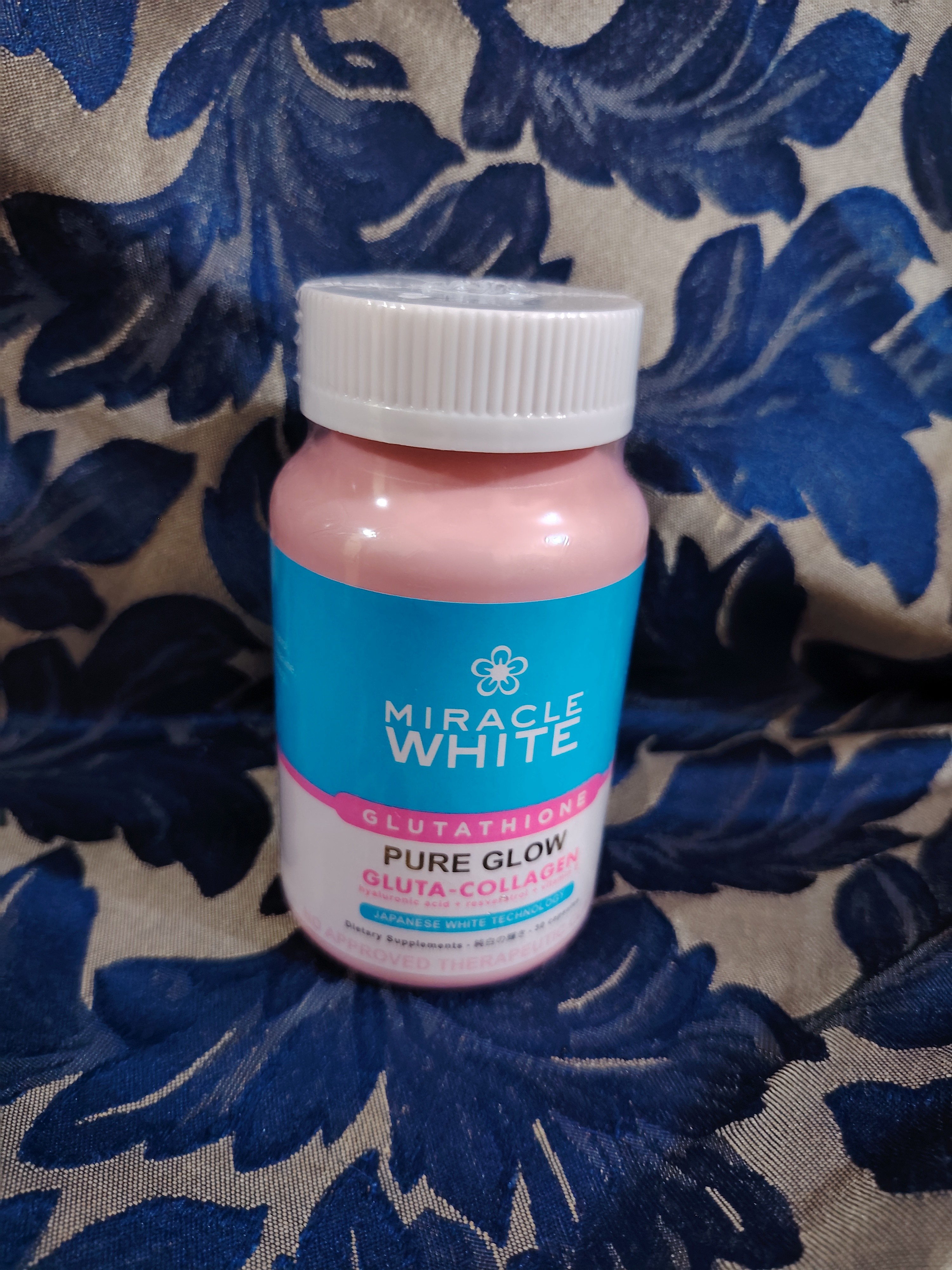pure glow glutathione MIRACLE WHITE Pure Glow Gluta-Collagen 30 Capsules