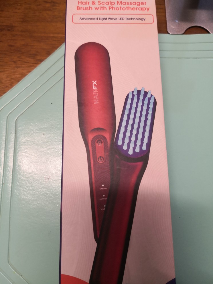 KIMSTORE HairFX Hair Scalp Massager Brush With Phototherapy, Relaxing