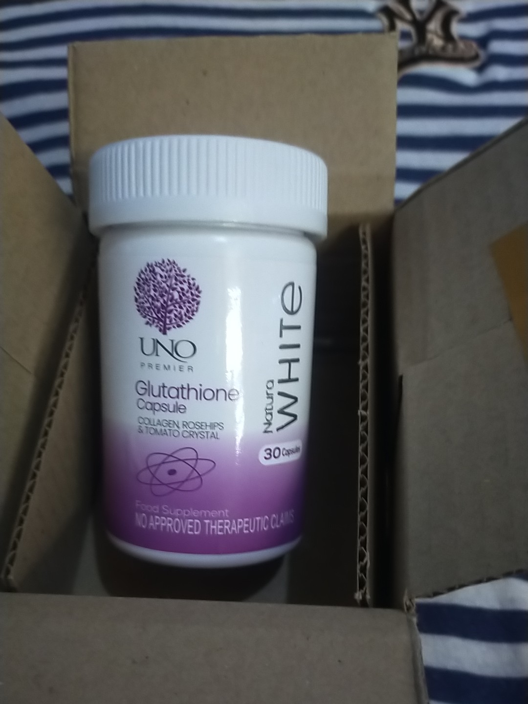 uno products glutathione capsule UNO ( Glutathione Capsules with Collagen, Rosehips & Tomato Crystal 800g 30 Capsules ) 1bottle Original UNO Products