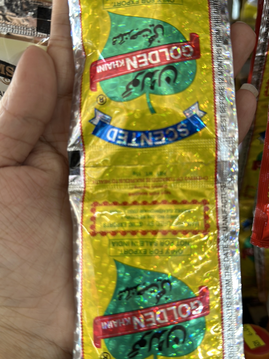 100% Original Golden Khaini Per Packet