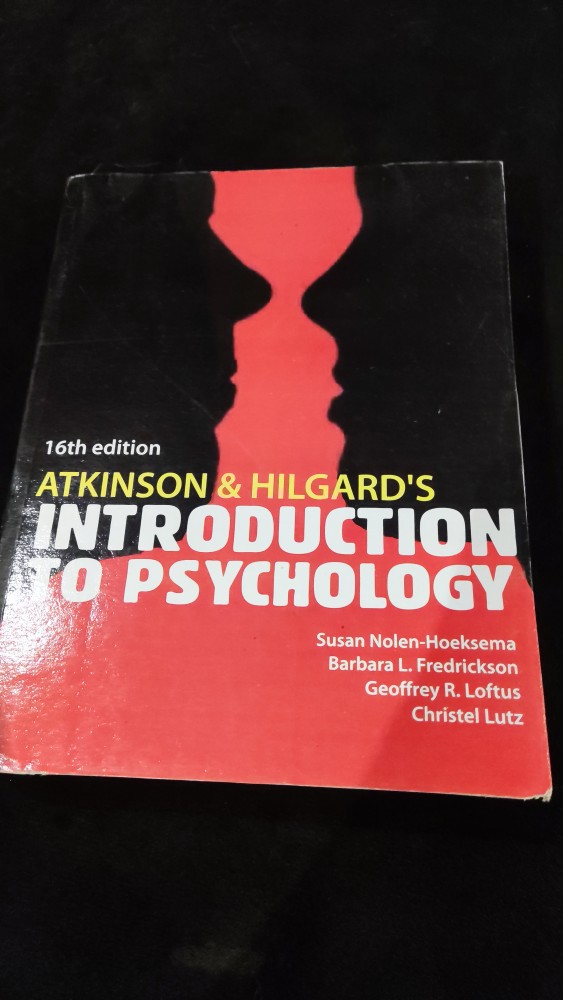 Atkinson and Hilgards Introduction to Psychology 16th