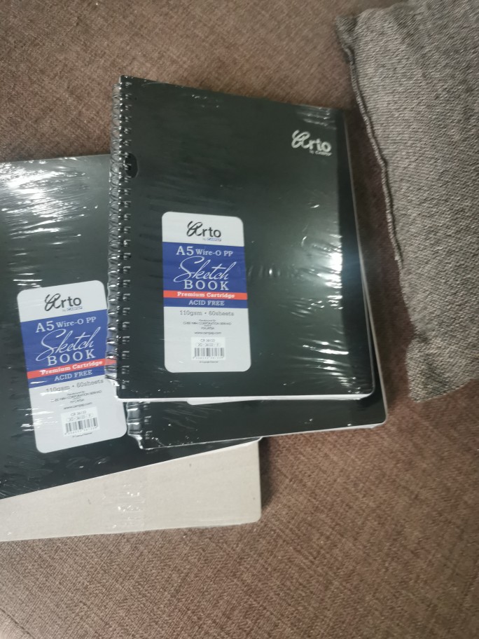 Campap Arto Hard Cover Sketch Book A5 110gsm/60 sheets