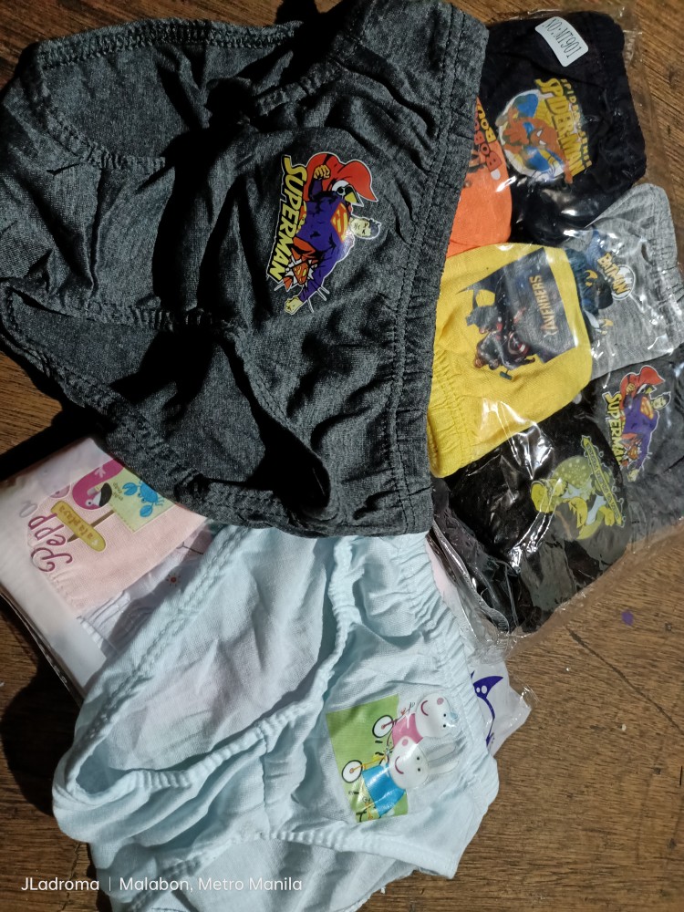 Underwear Brief For Kids Boys Stitch And PJ Masks Design