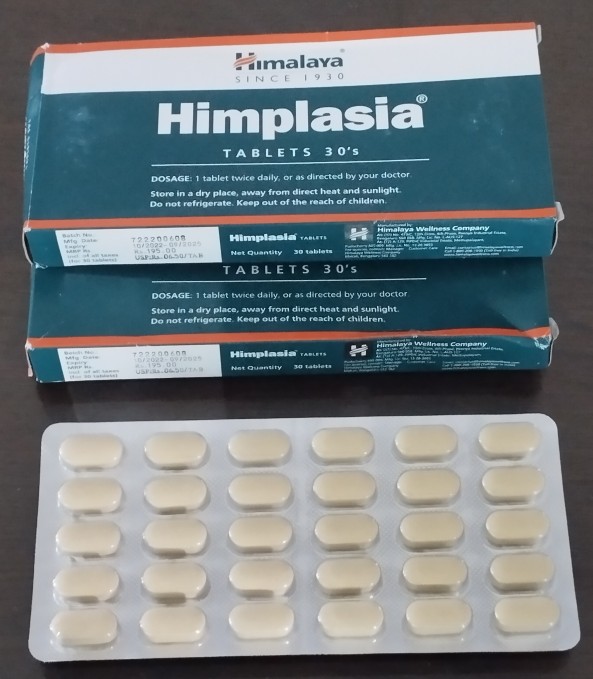 Himplasia Himalaya - 4 Flacons De 120 Comprimés - Santé De La Prostate - Naturel Ayurvédique - Péremption 2028