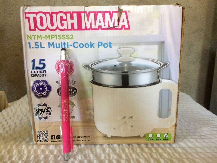 1.5L Multi-Cook Pot with Steamer - Tough Mama Appliances