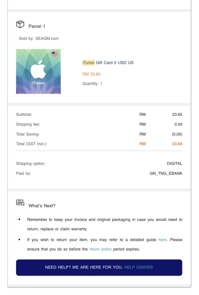 Apple Gift Card (US) - SEAGM