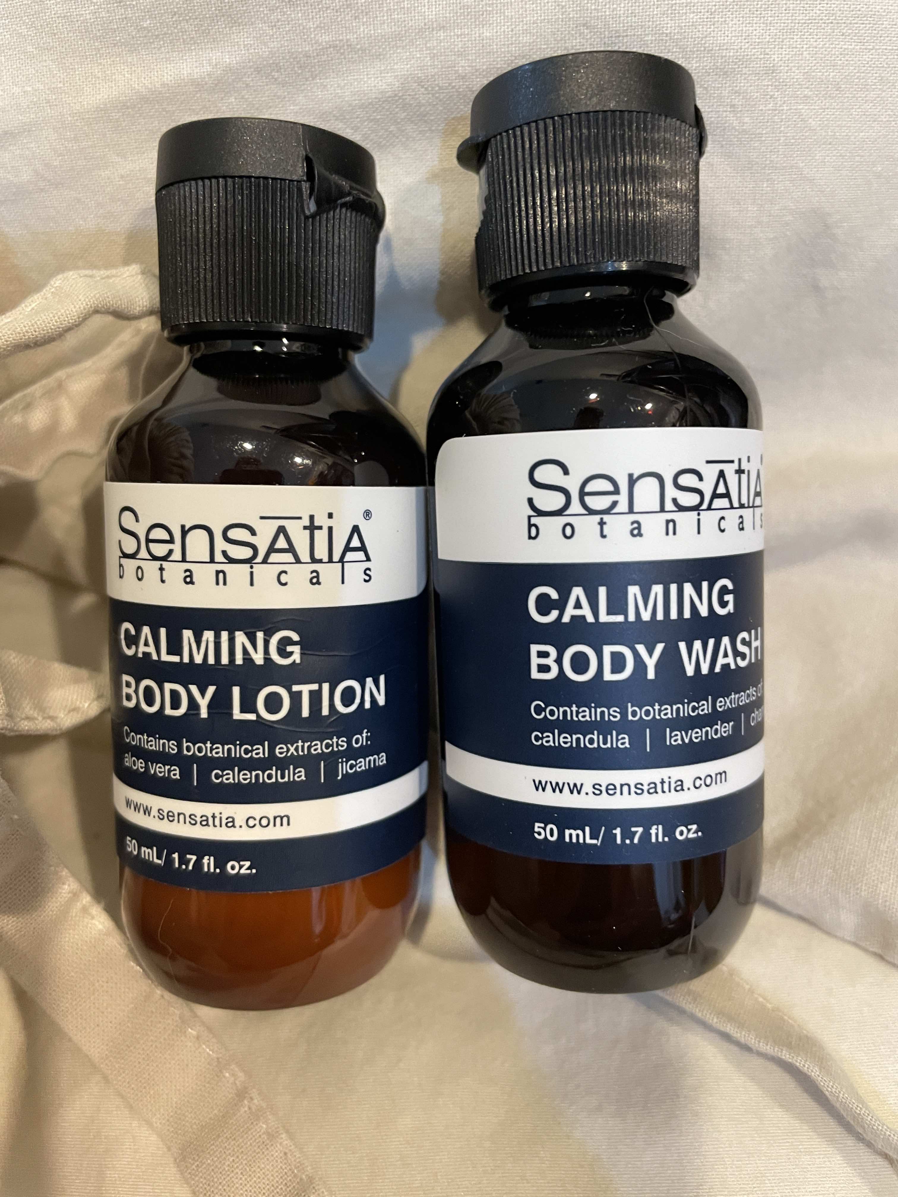 Sensatia Botanicals Calming Travel/Gift Set 50ml x 4- sensitive/irritated  skin/All natural/gentle/Jasmine/chamomile/Vegan/paraben free/redness  舒缓精油身体护系列