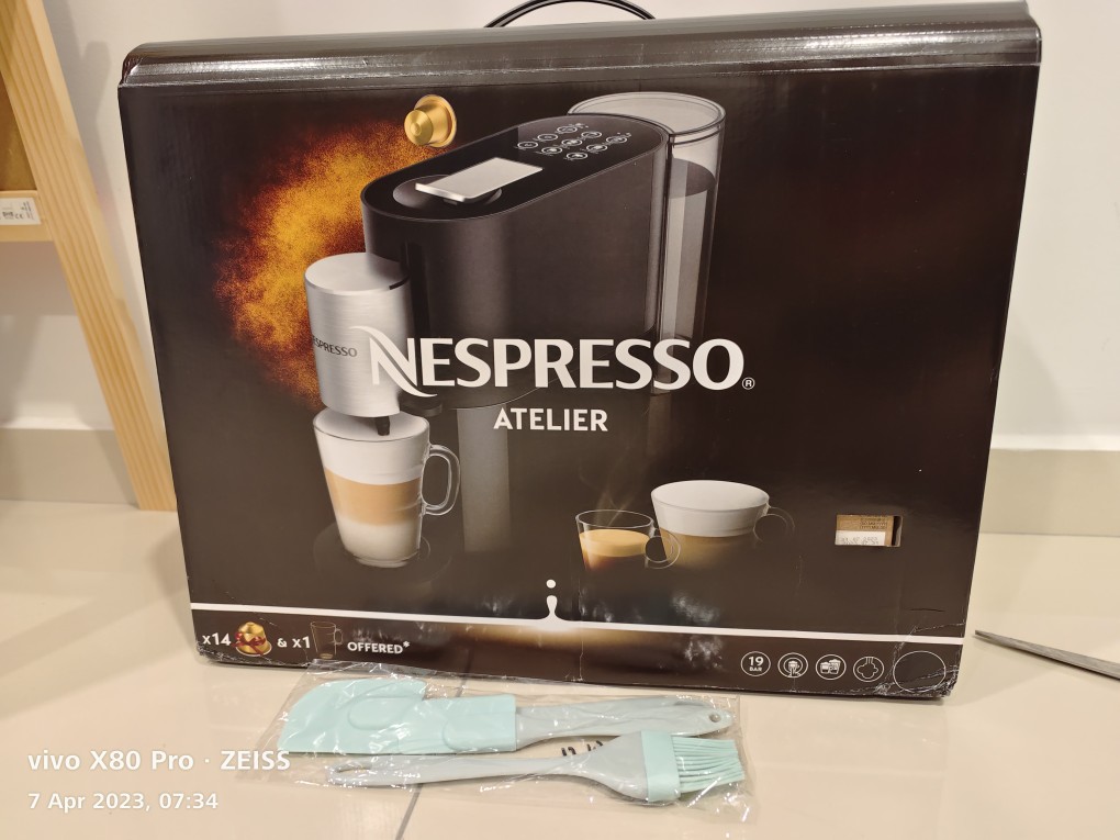 Nespresso Atelier S85-SG-BK-NE Automatic Capsule Coffee Machine