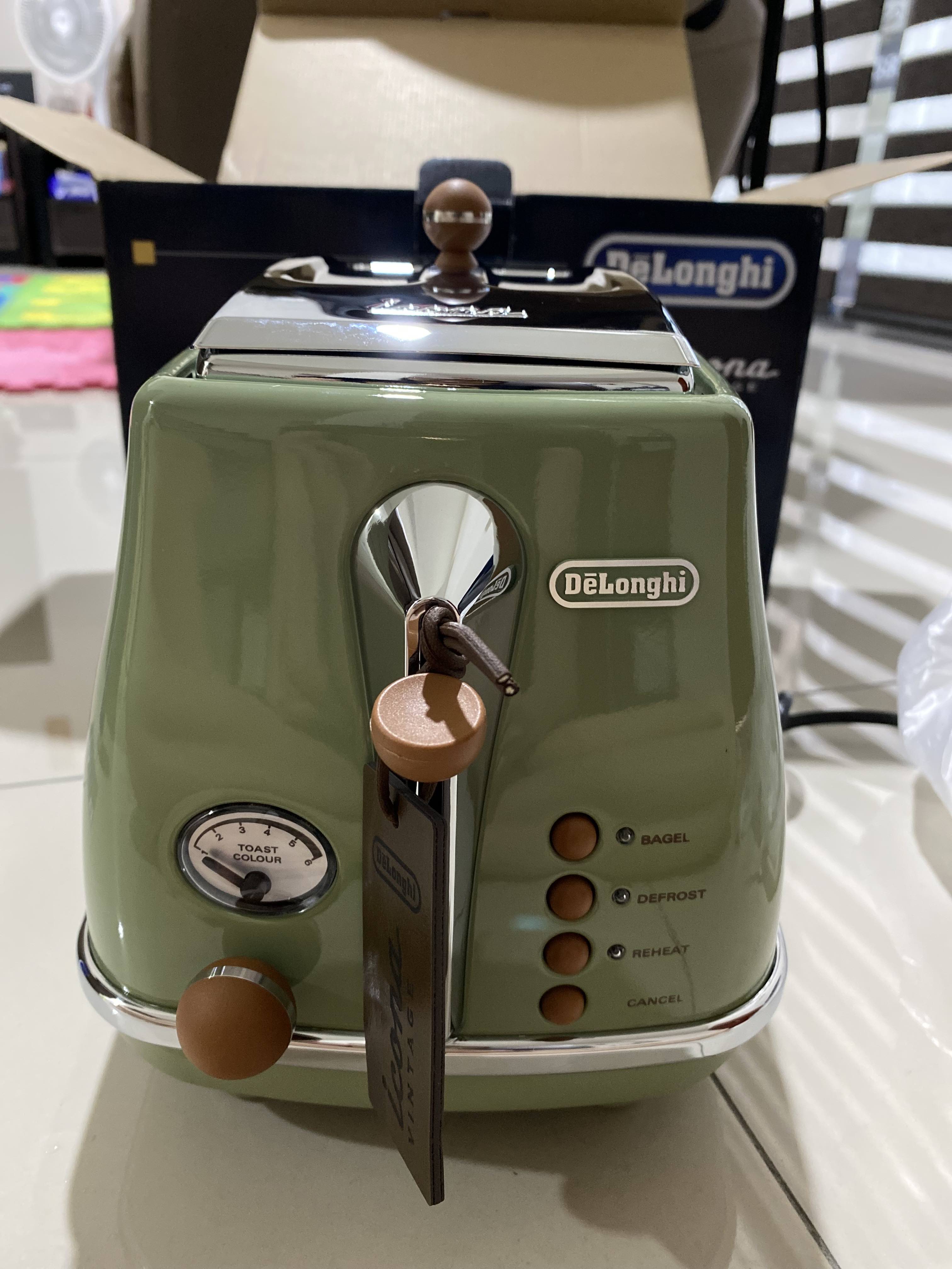 Toaster Delonghi Icona Vintage Green Delonghi Icona Vintage